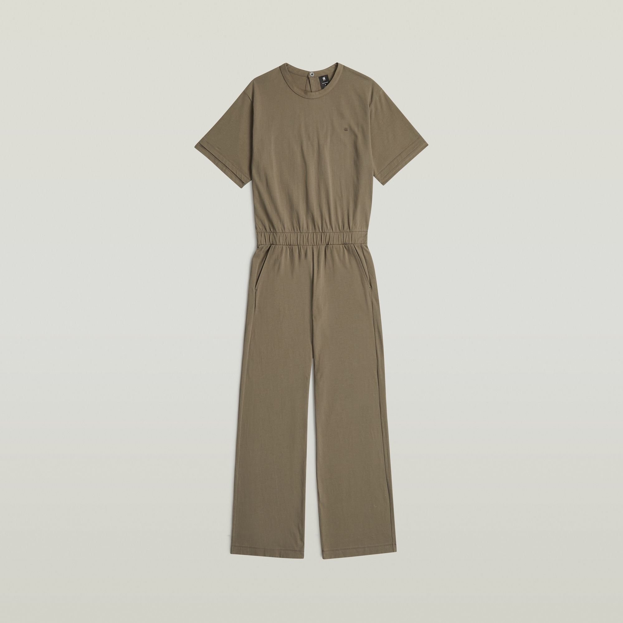 Thumbnail - Jersey Jumpsuit - Braun - Damen