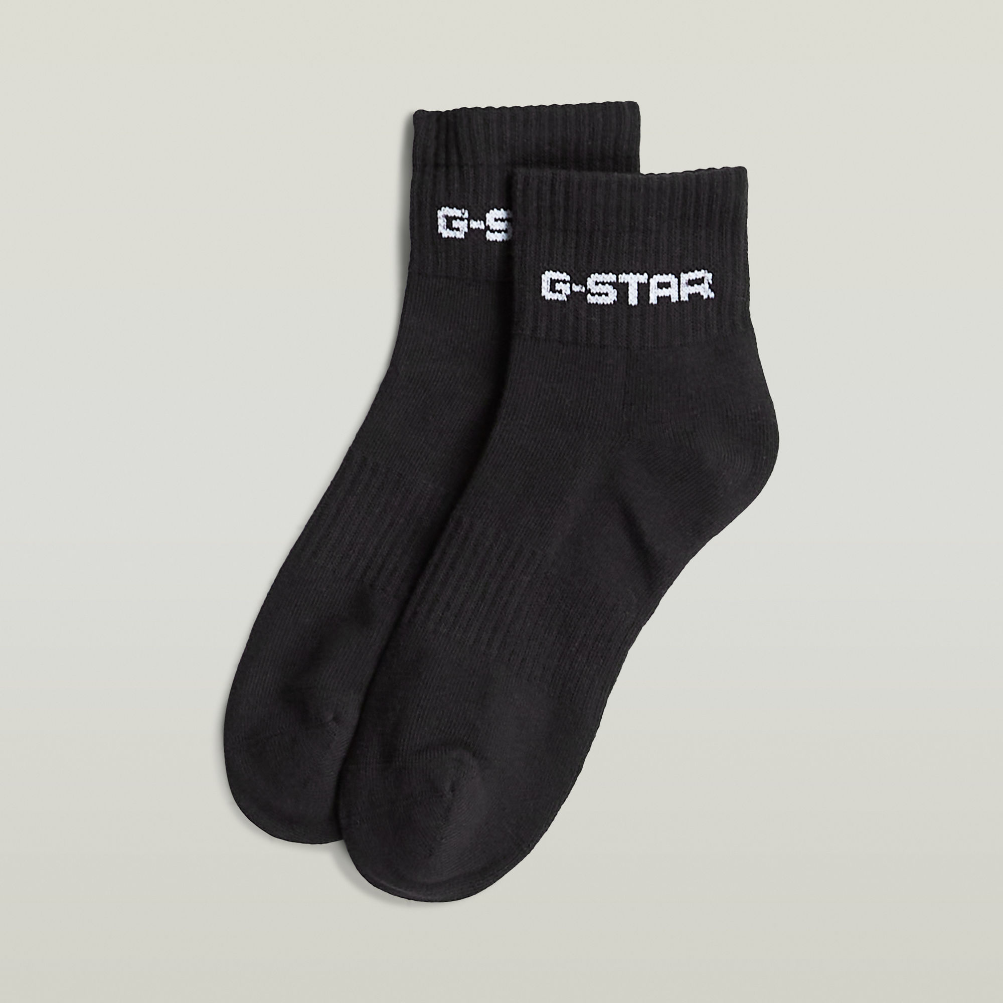 Thumbnail - Short Logo Socks 3er-Pack - Schwarz - Herren