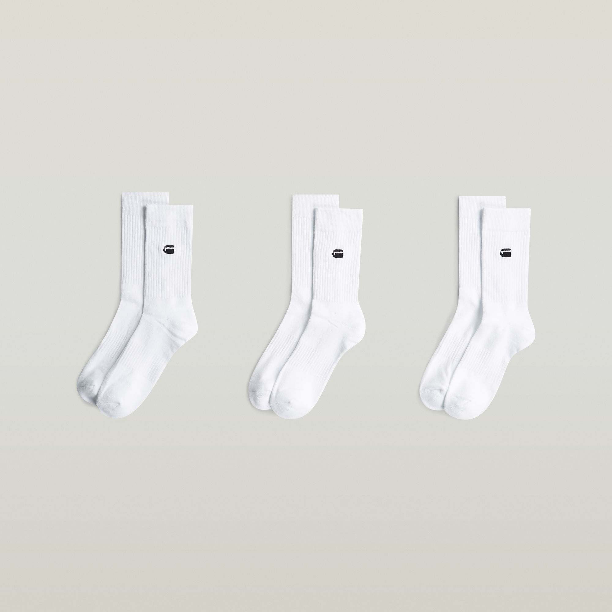 

Socks 3-Pack - White - Men