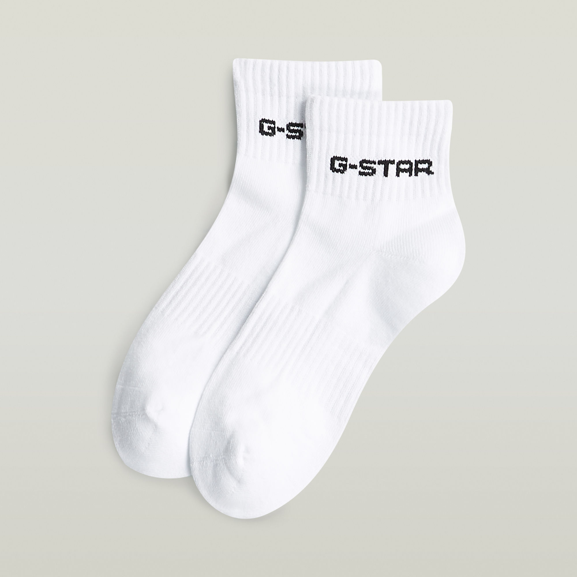 Thumbnail - Short Logo Socks 3er-Pack - Weiß - Herren
