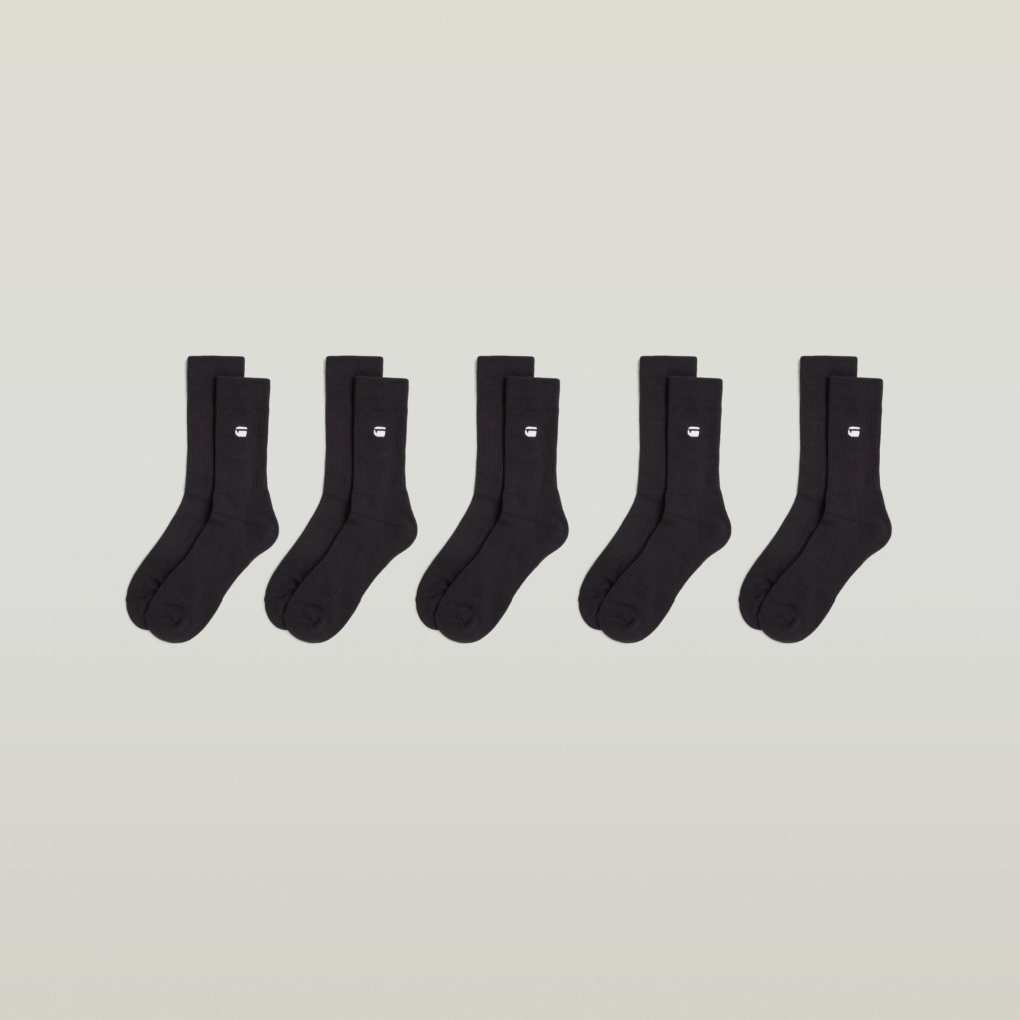Socken 5er-Pack - Schwarz - Herren