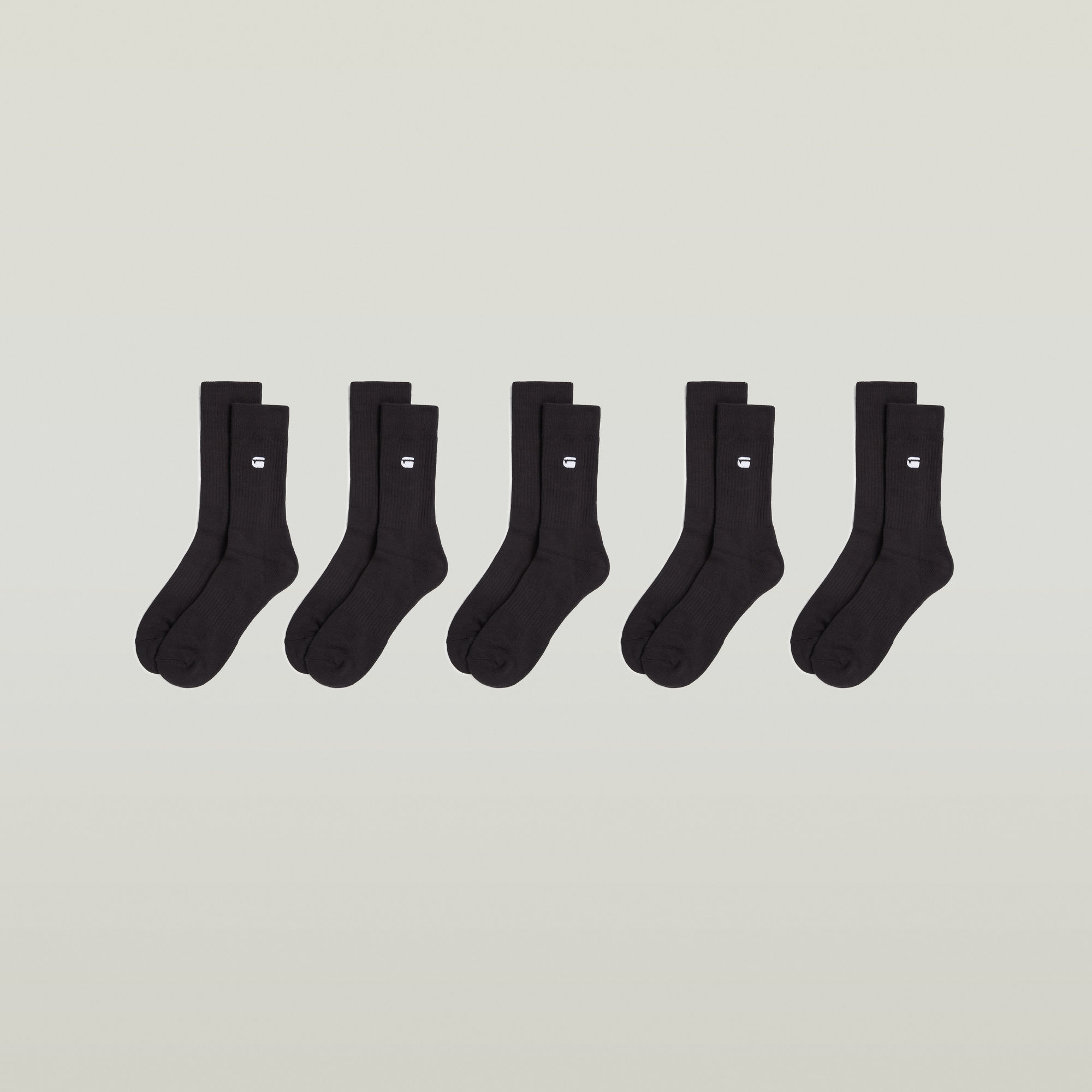 Thumbnail - Socken 5er-Pack - Schwarz - Herren