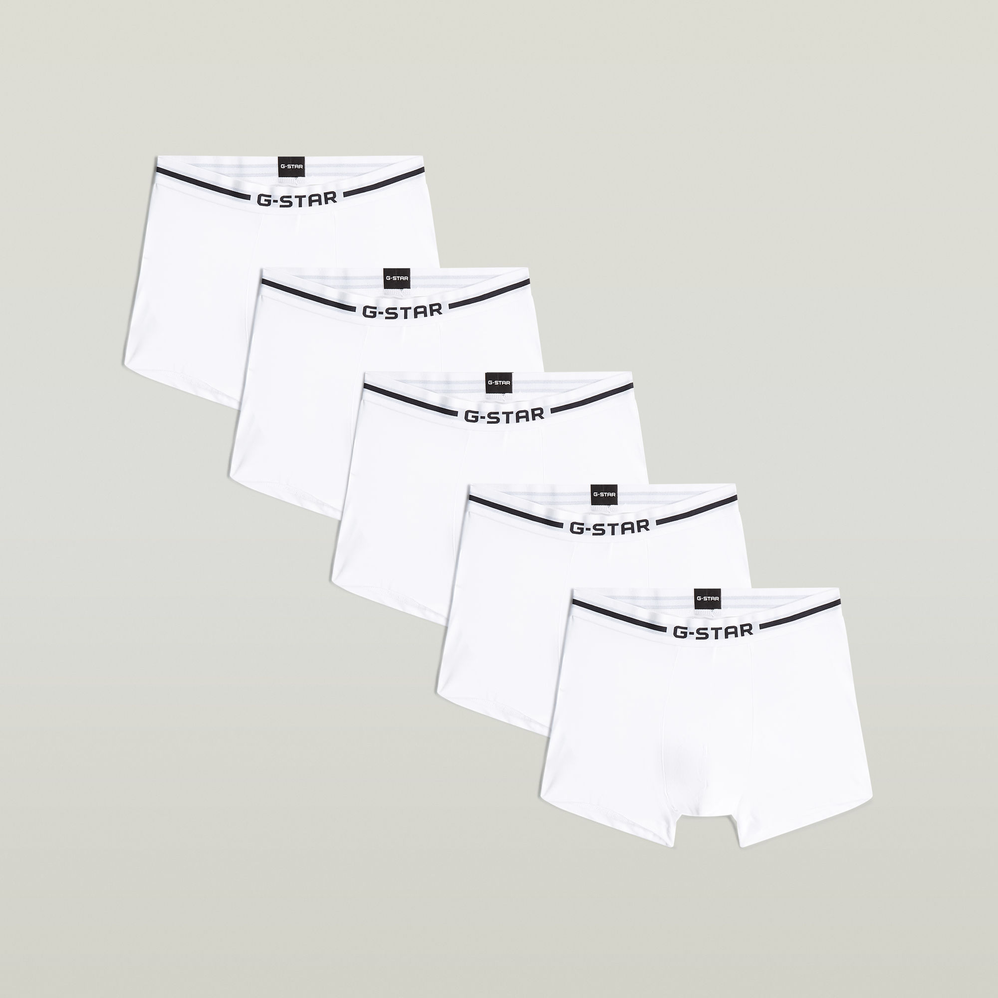 Boxer Brief 5er-Pack - Weiß - Herren