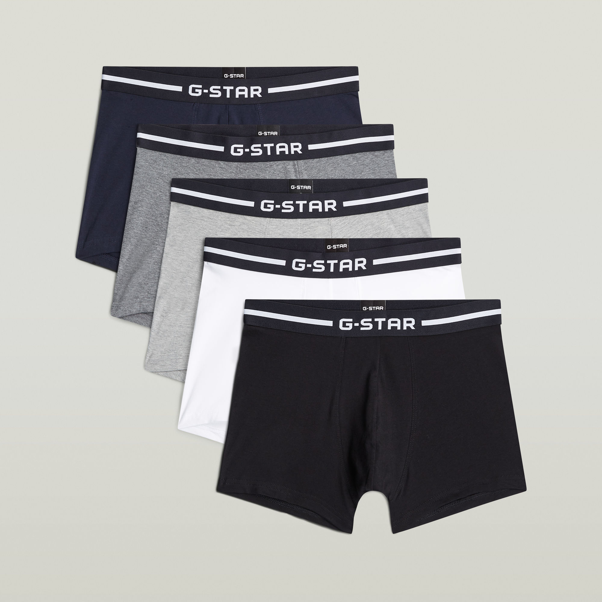 Thumbnail - Boxer Brief 5er-Pack - Mehrfarbig - Herren