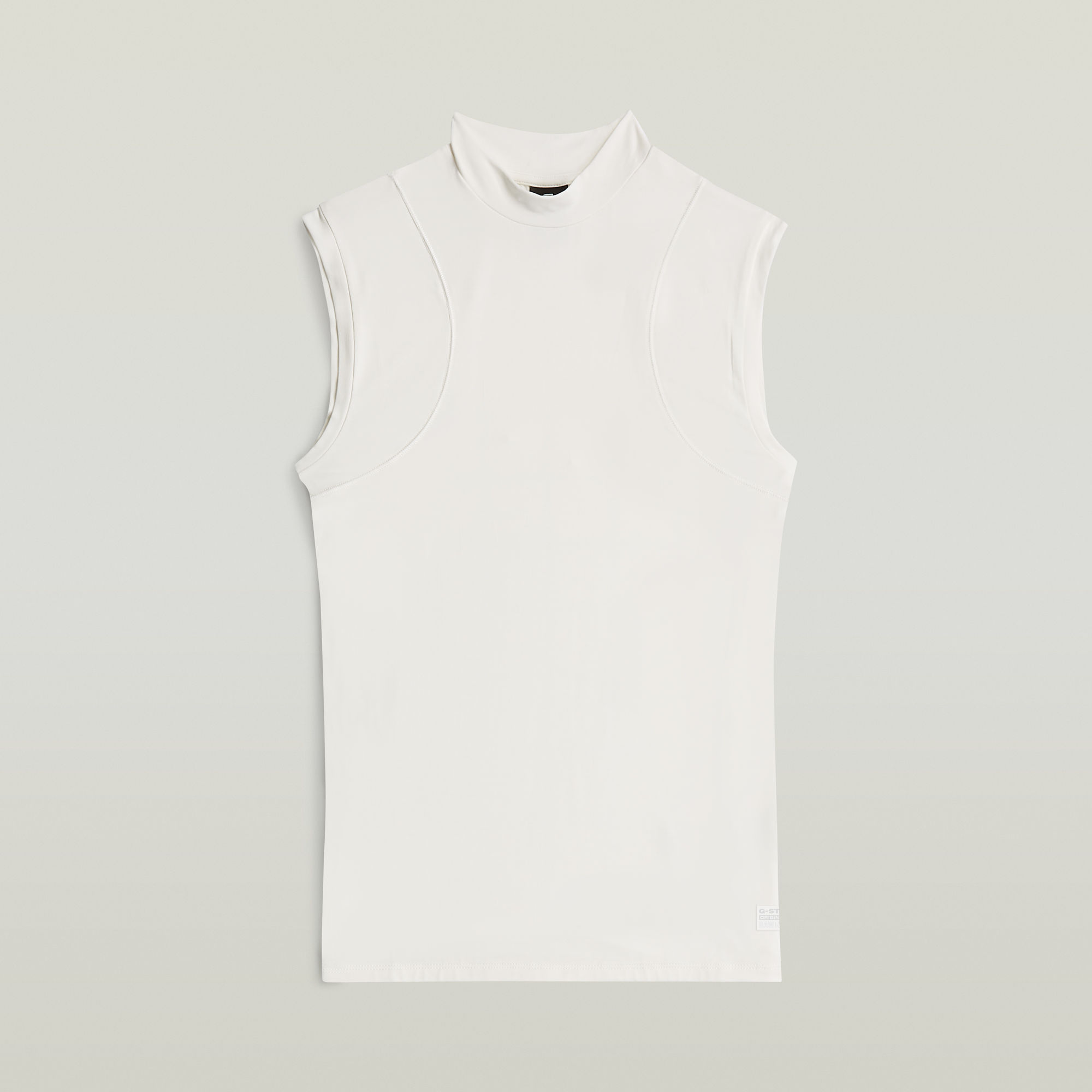 Thumbnail - 2nd Skin Mock T-Shirt - Weiß - Damen