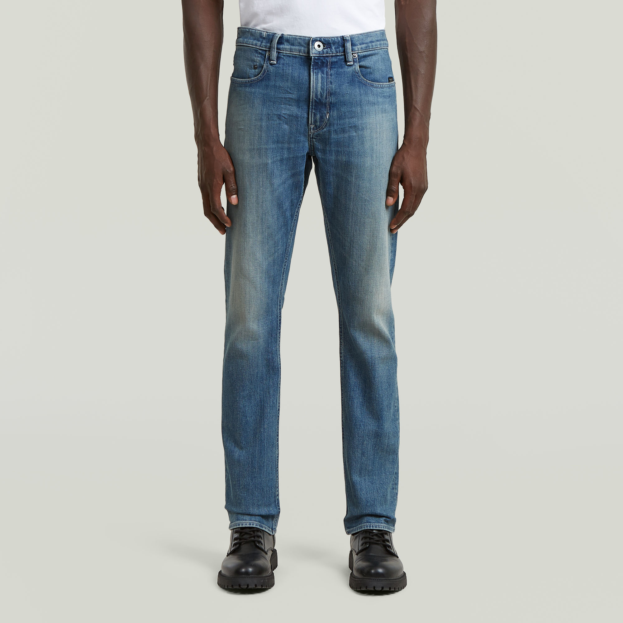 

Mosa Straight Jeans - Medium blue - Men