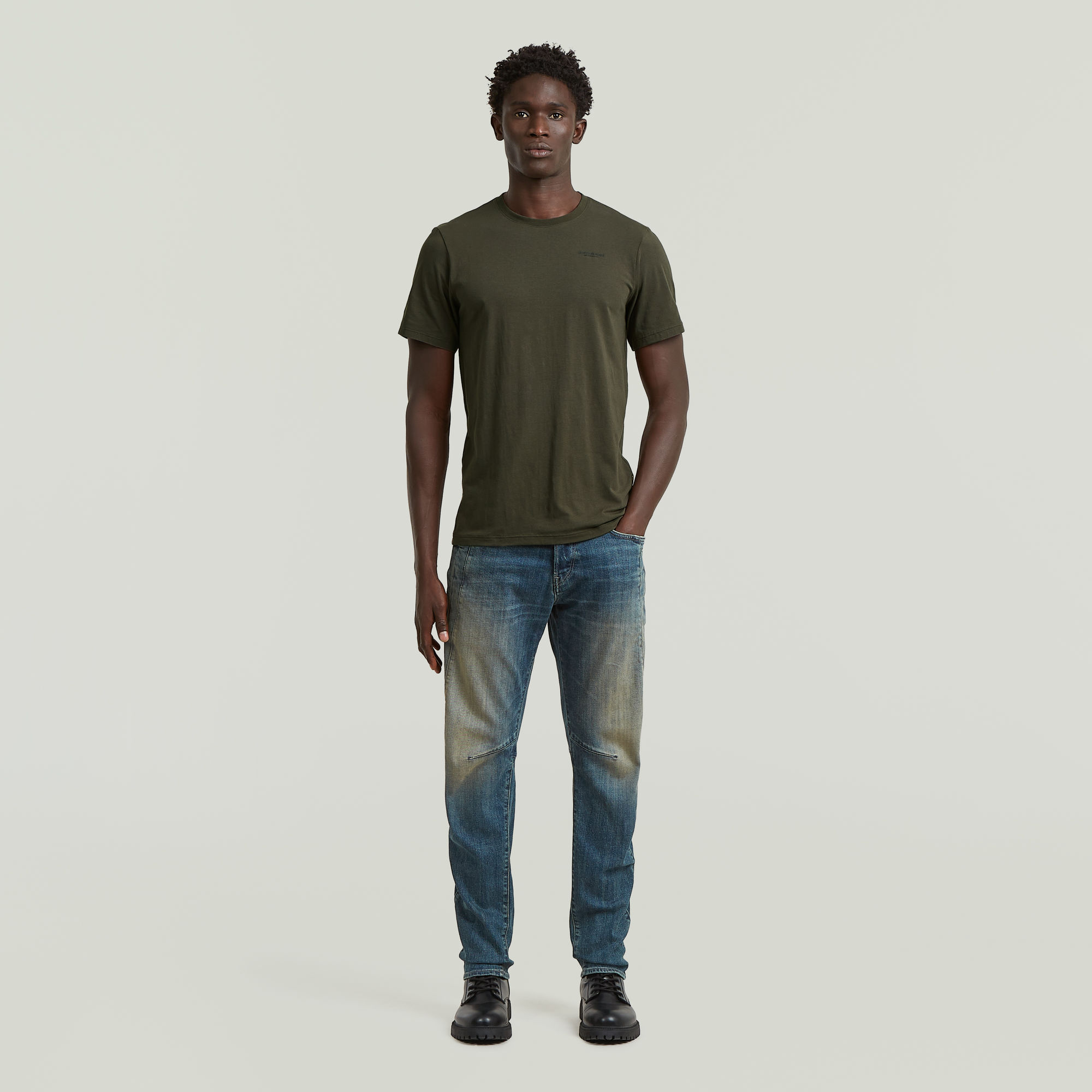 Thumbnail - Contor Slim Jeans - Dunkelblau - Herren