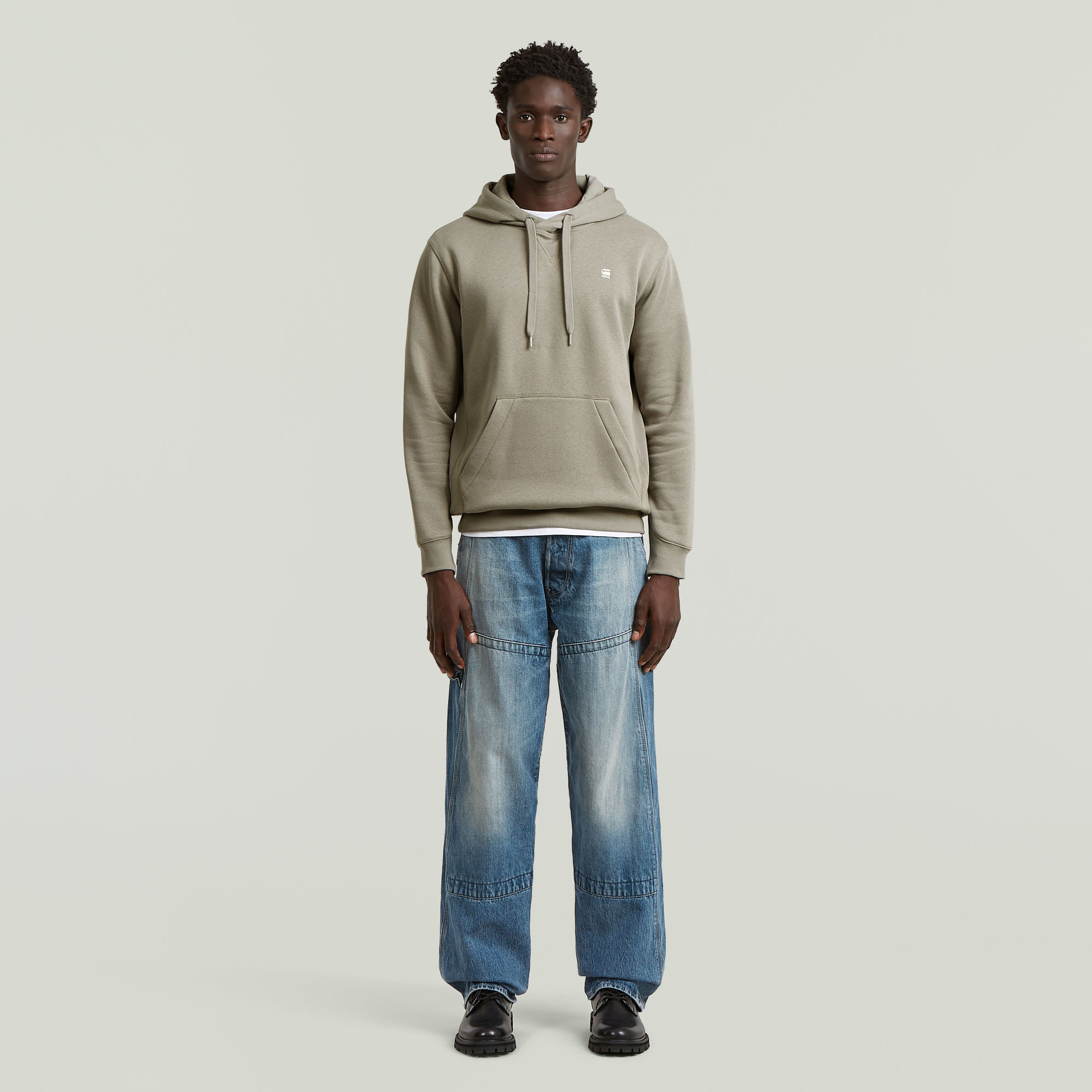 Thumbnail - Contor Loose Carpenter Jeans - Mittelblau - Herren