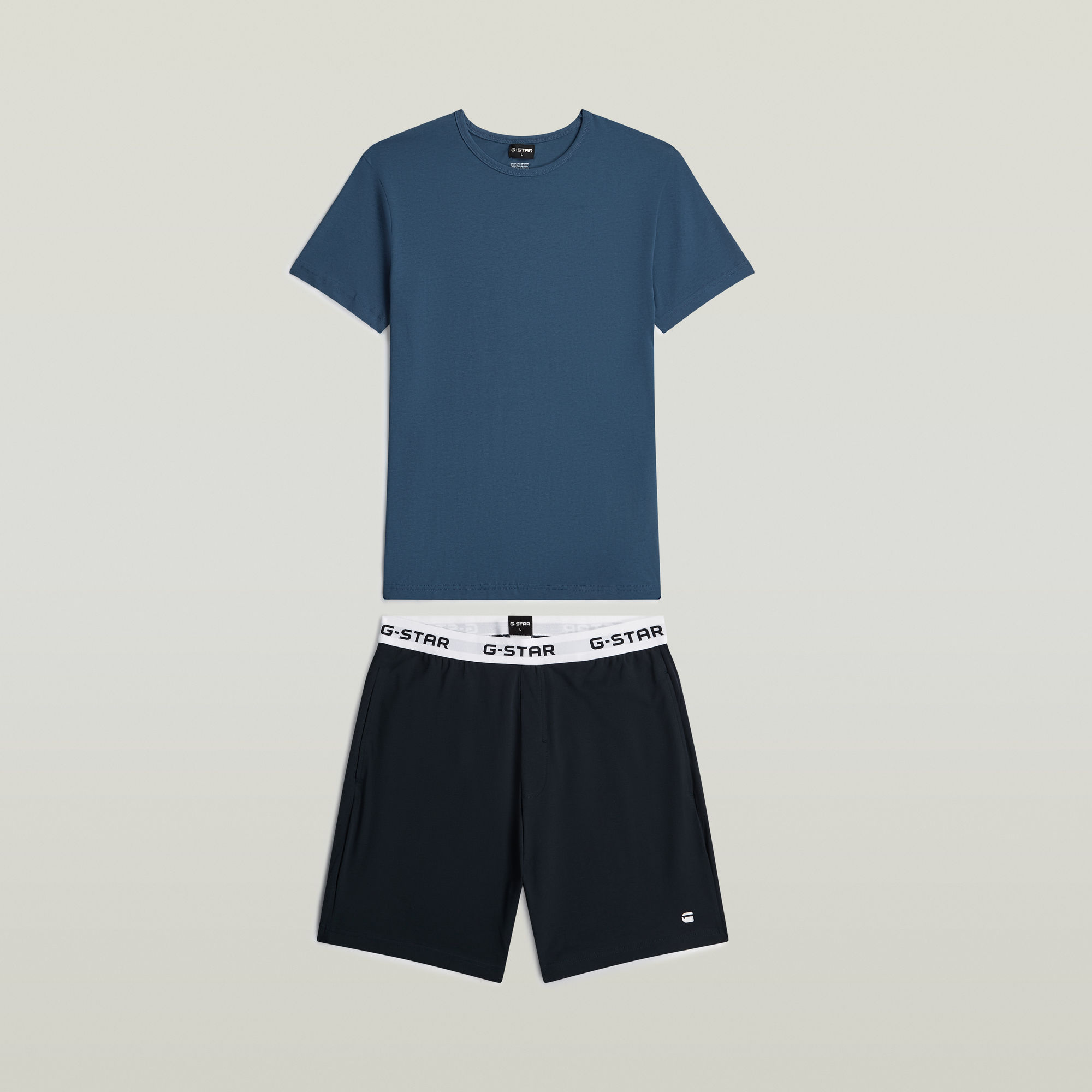 

T-Shirt & Shorts Pyjama Set - Mehrfarbig - Herren