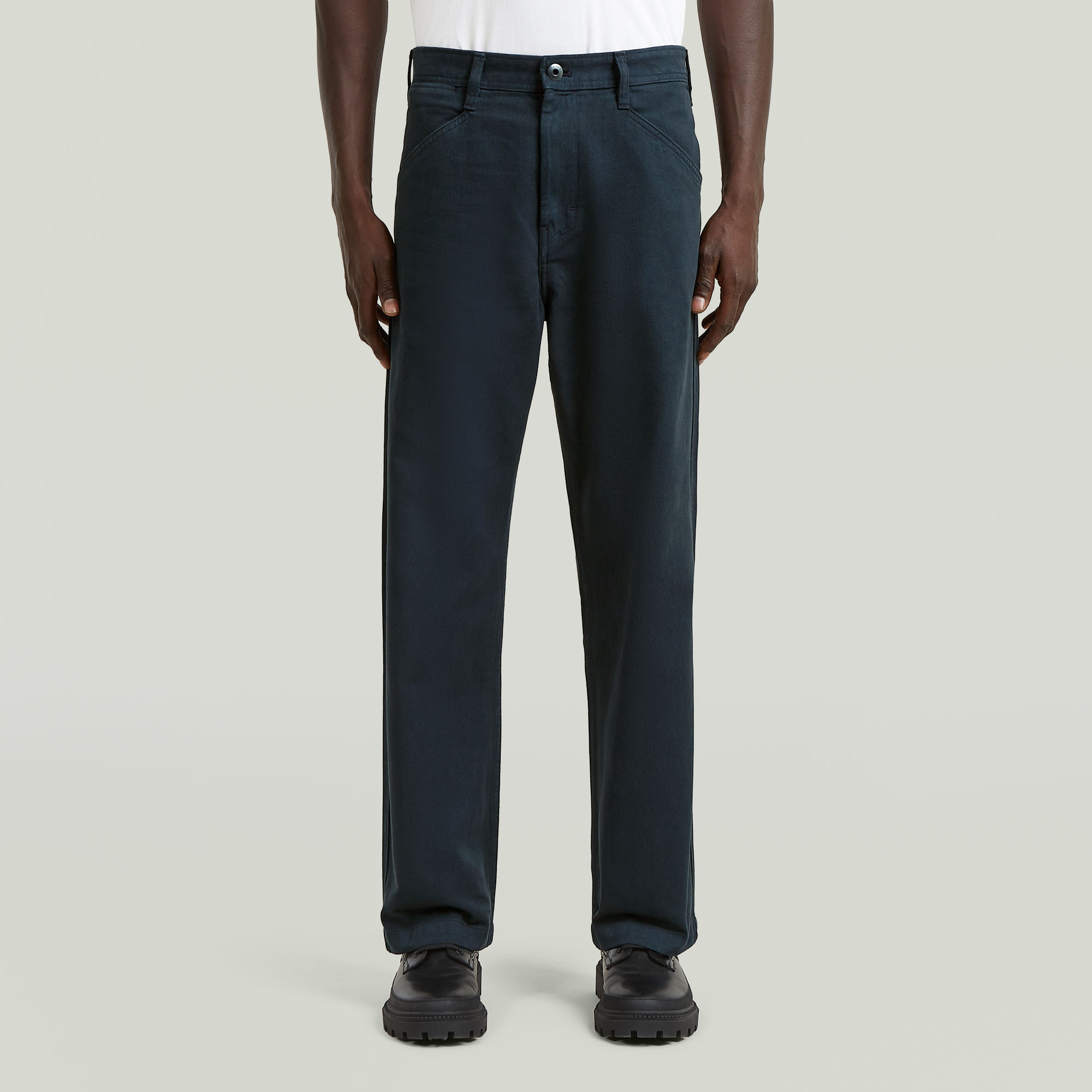 

Relaxed Straight Chino - Donkerblauw - Heren