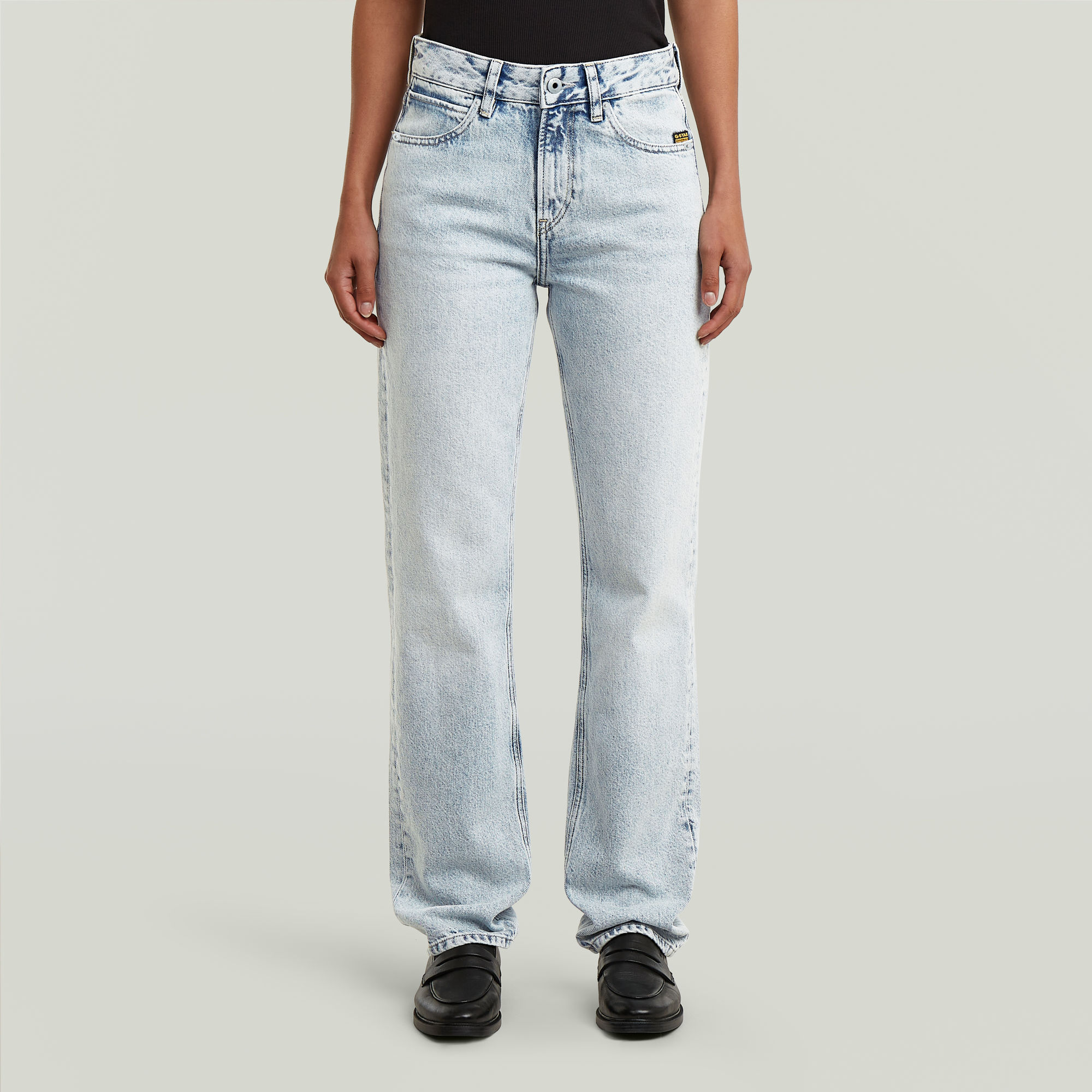 G-Star RAW Iggie Straight Jeans - Lichtblauw - Dames