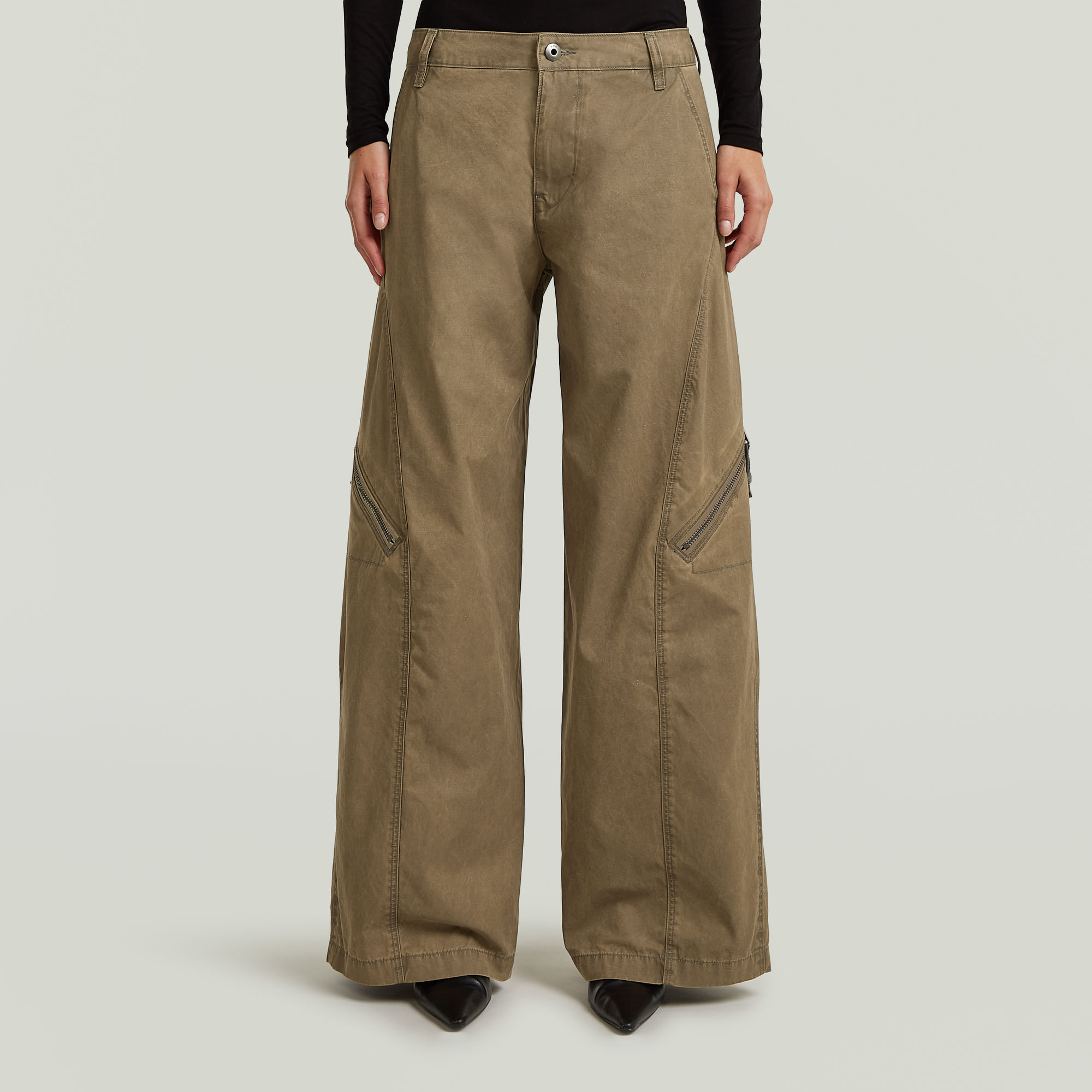 S Seam Hose - Braun - Damen