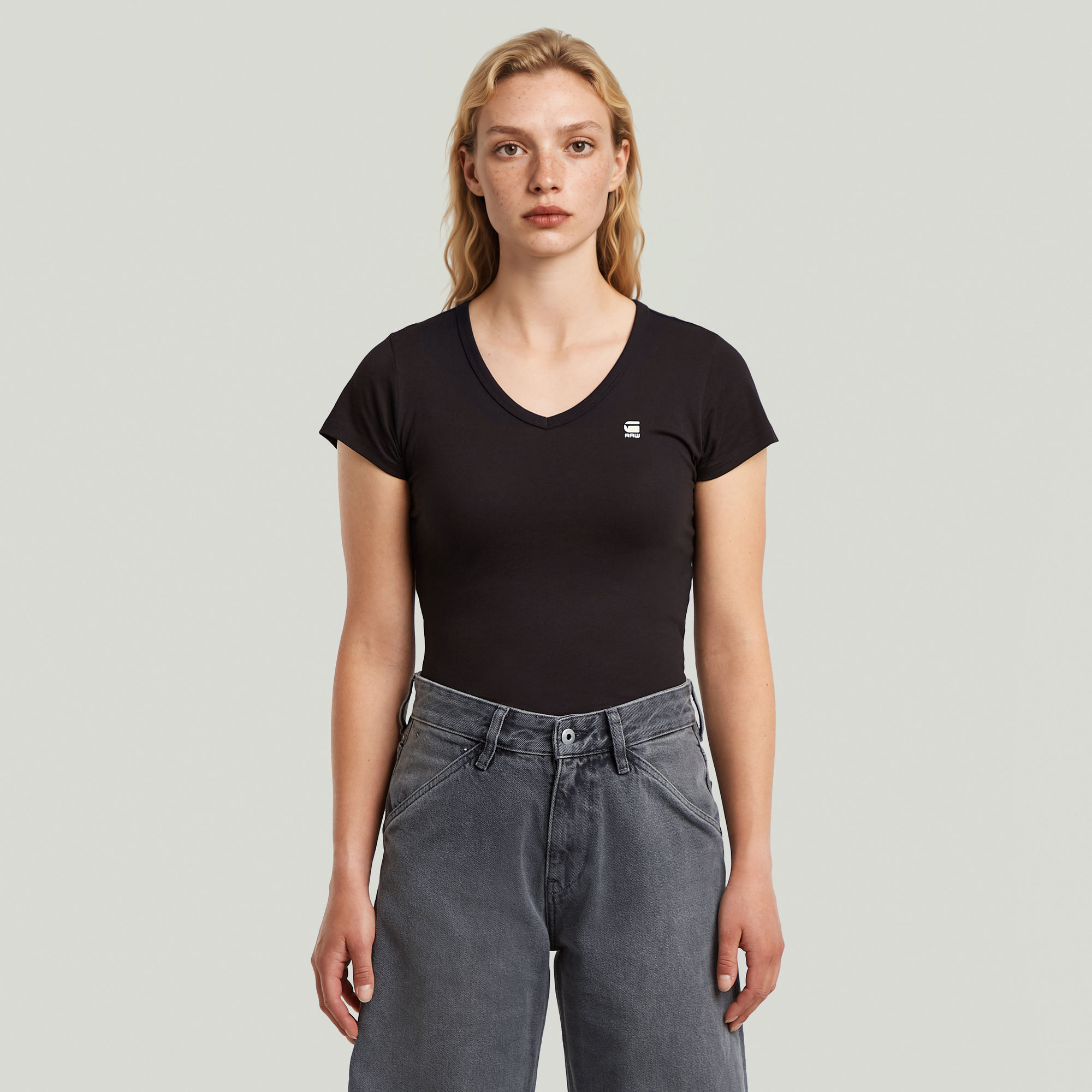 Slim V T-Shirt 2-Pack - Mehrfarbig - Damen