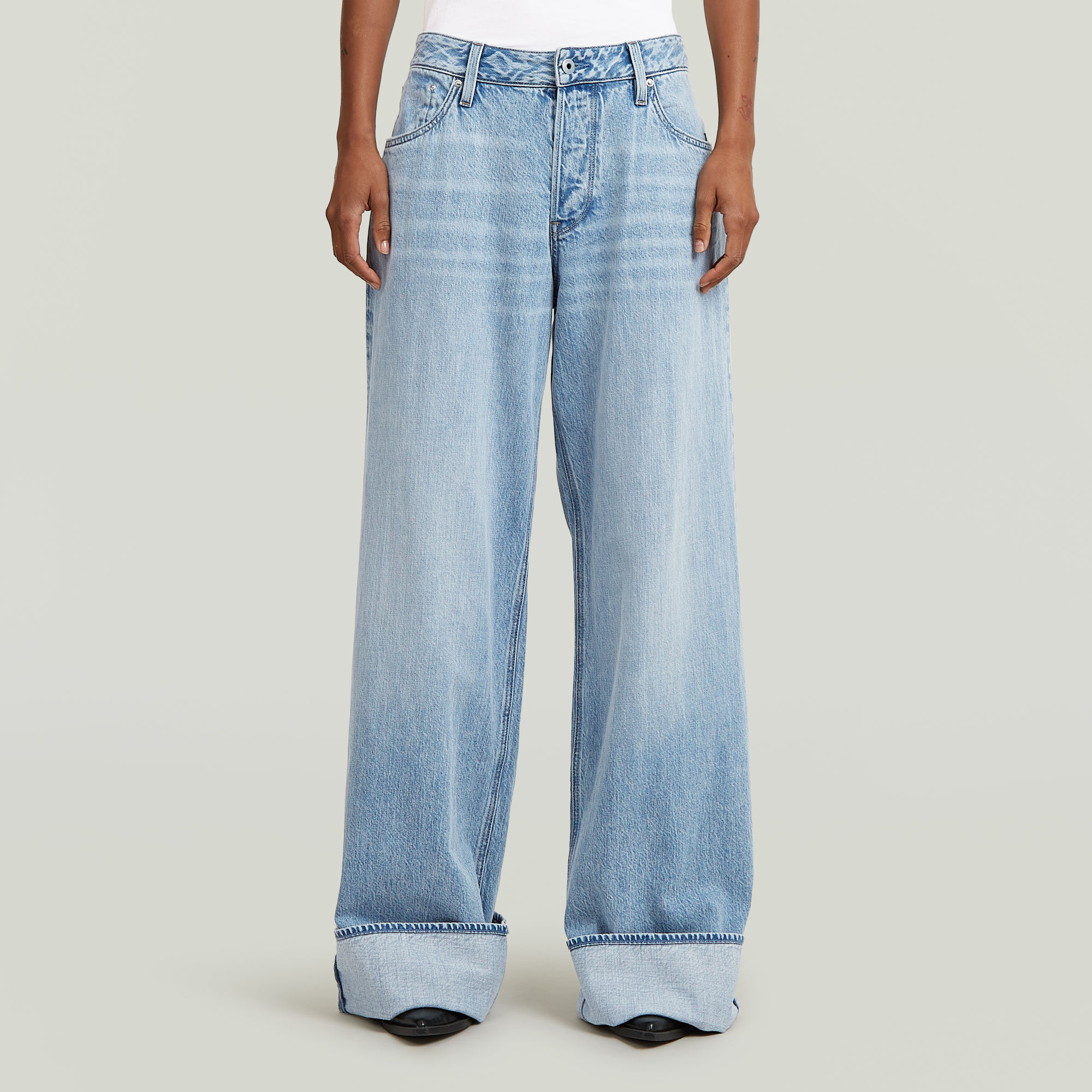 Roxx Wide Jeans - Hellblau - Damen