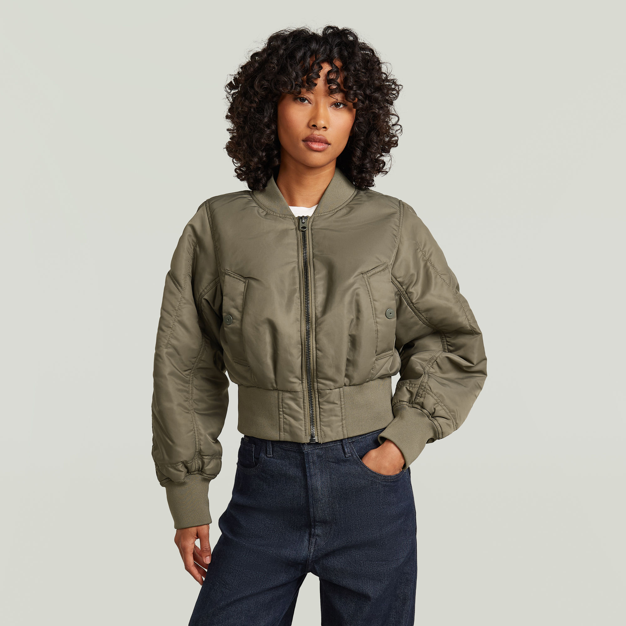 

Bomber Jacket - Brown - Women