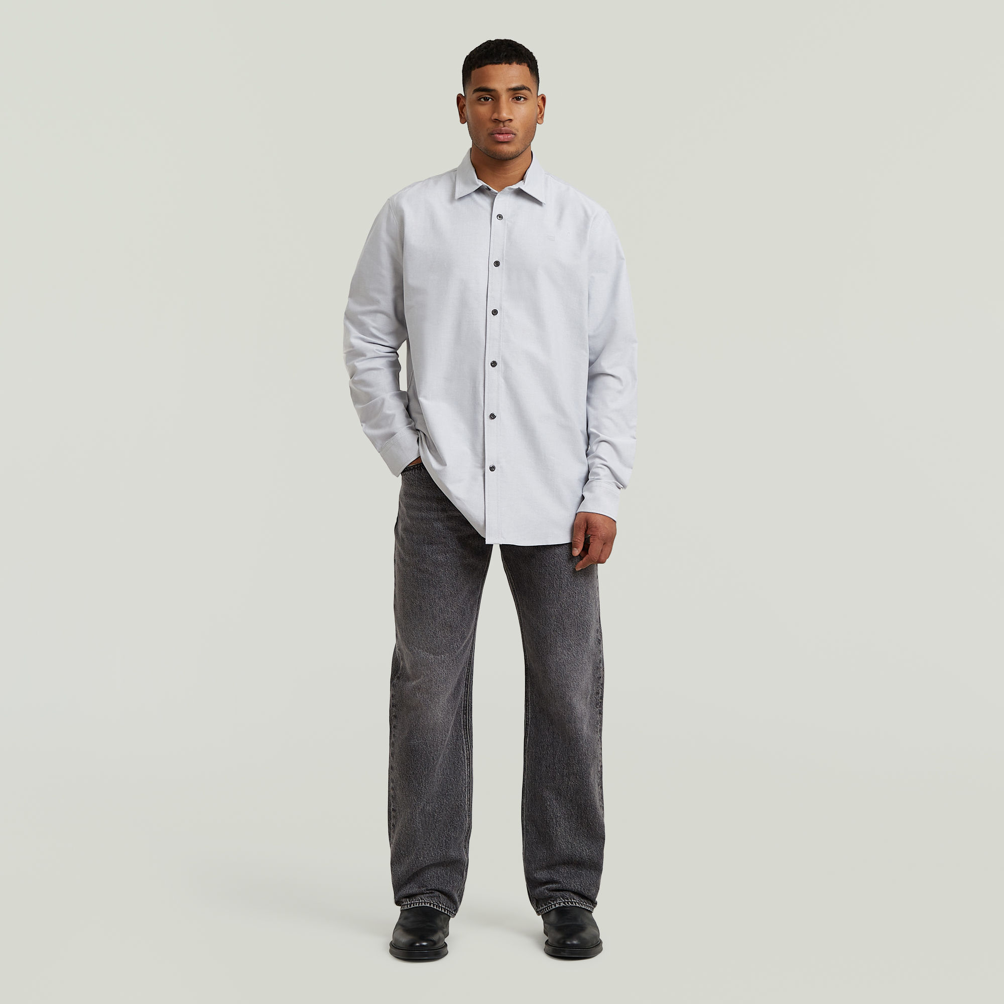 Thumbnail - Clean Regular Hemd - Mehrfarbig - Herren