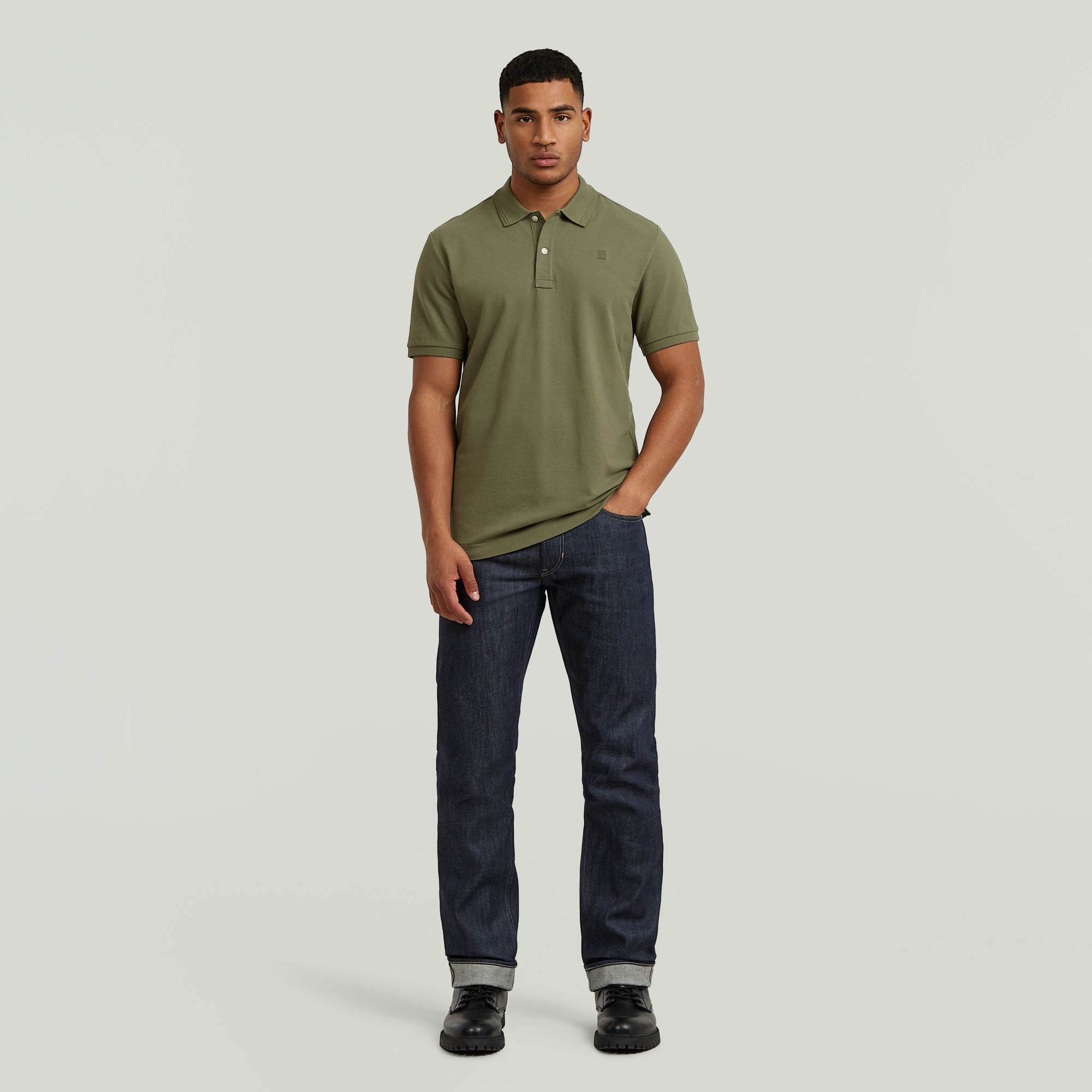 Thumbnail - Dunda Slim Poloshirt - Grün - Herren