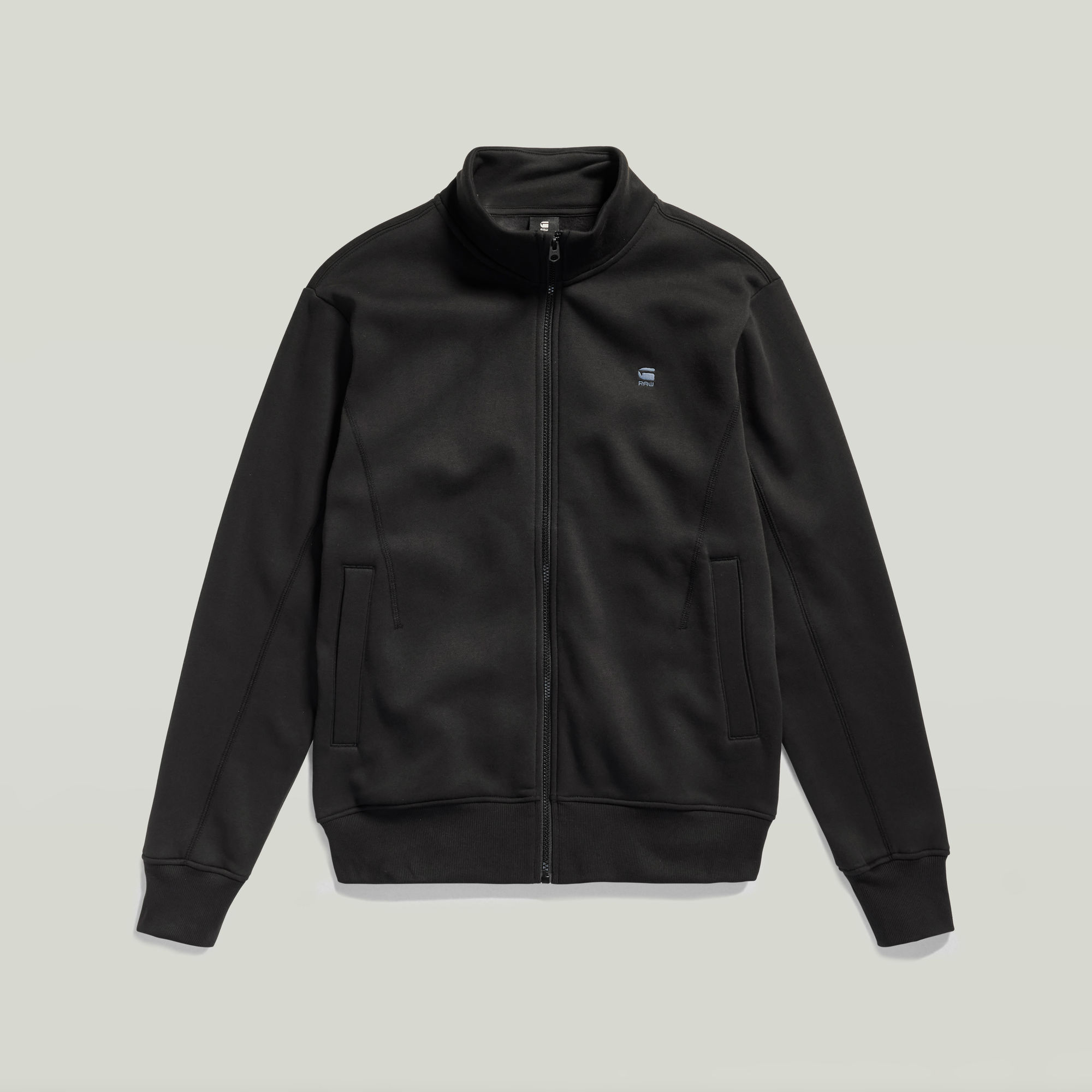 Thumbnail - Track Jacket Sweatshirt - Schwarz - Herren