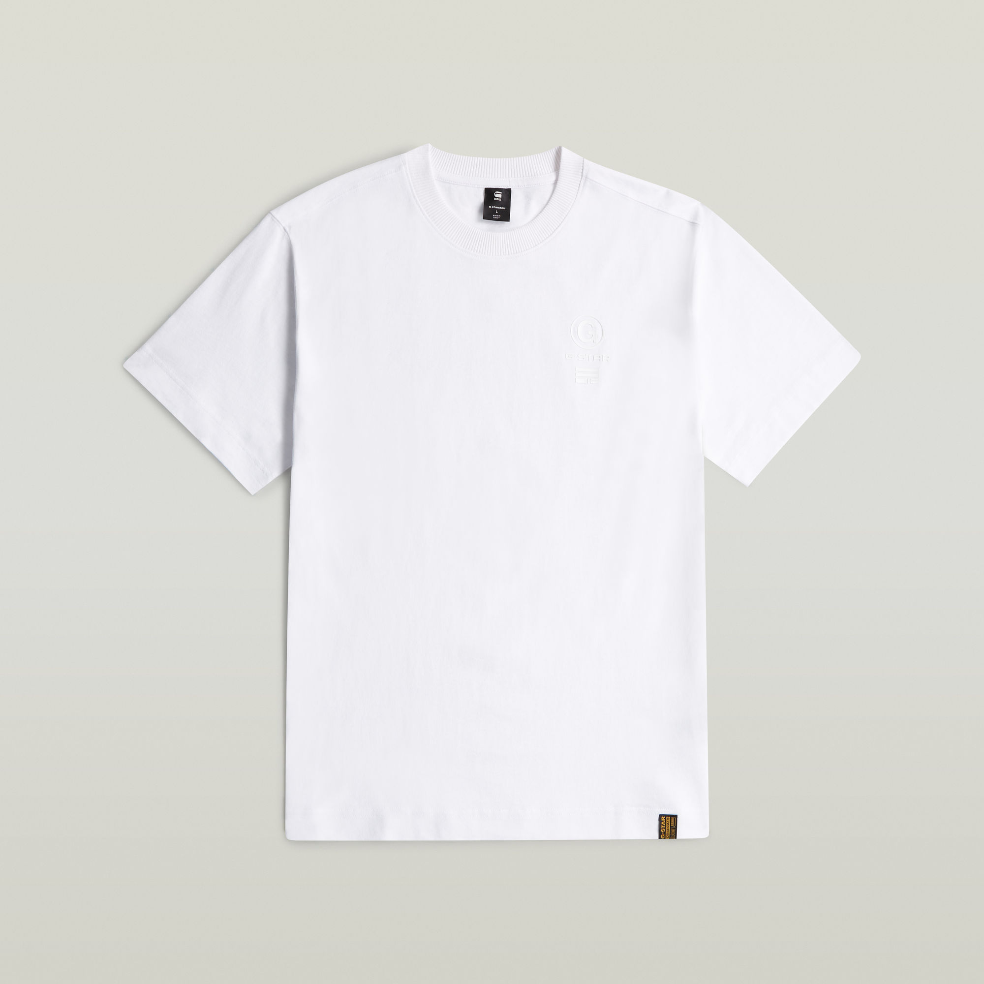 Thumbnail - Back Graphic T-Shirt - Weiß - Herren