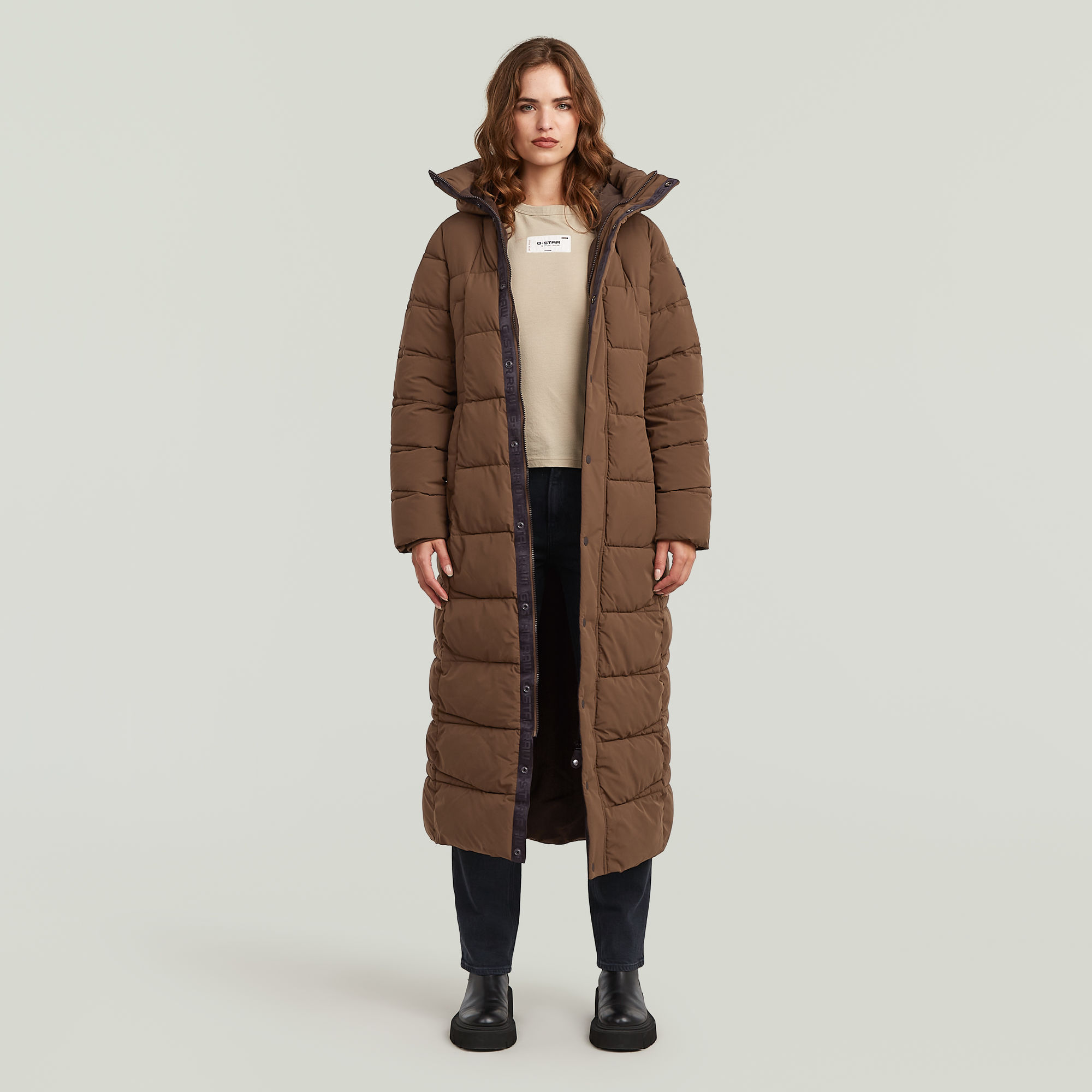 

Whistler Long Puffer - Bruin - Dames