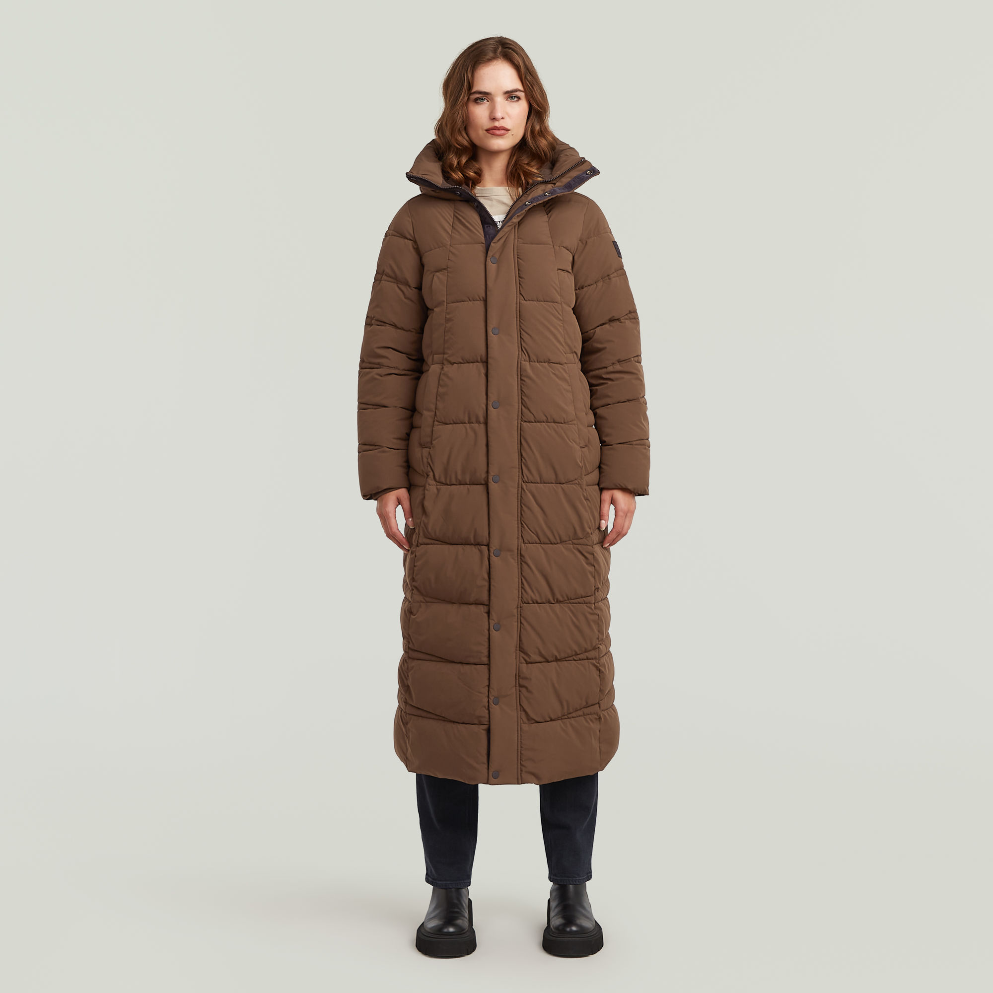 Thumbnail - Whistler Long Puffer - Braun - Damen
