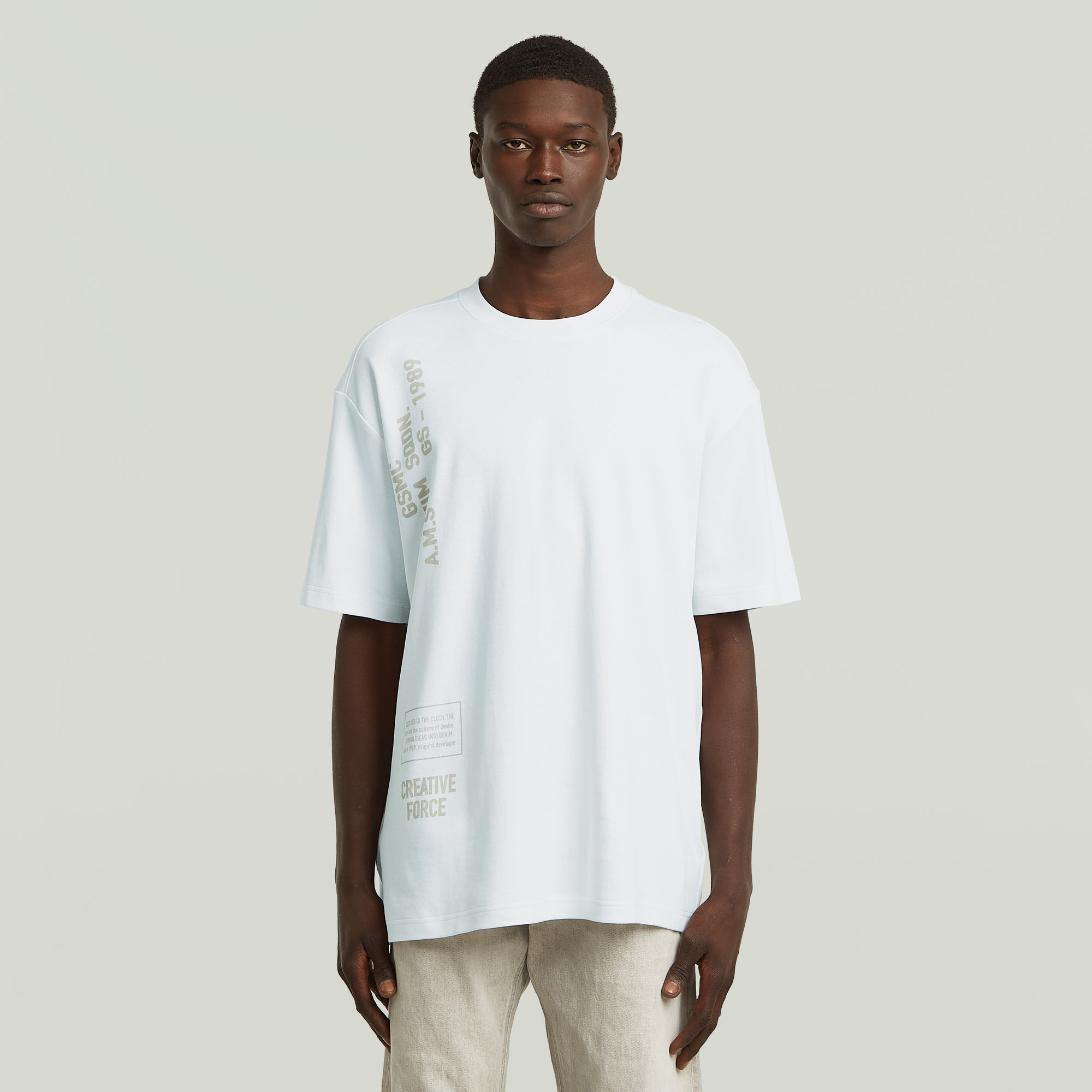 

Stencil Relaxed T-Shirt - White - Men