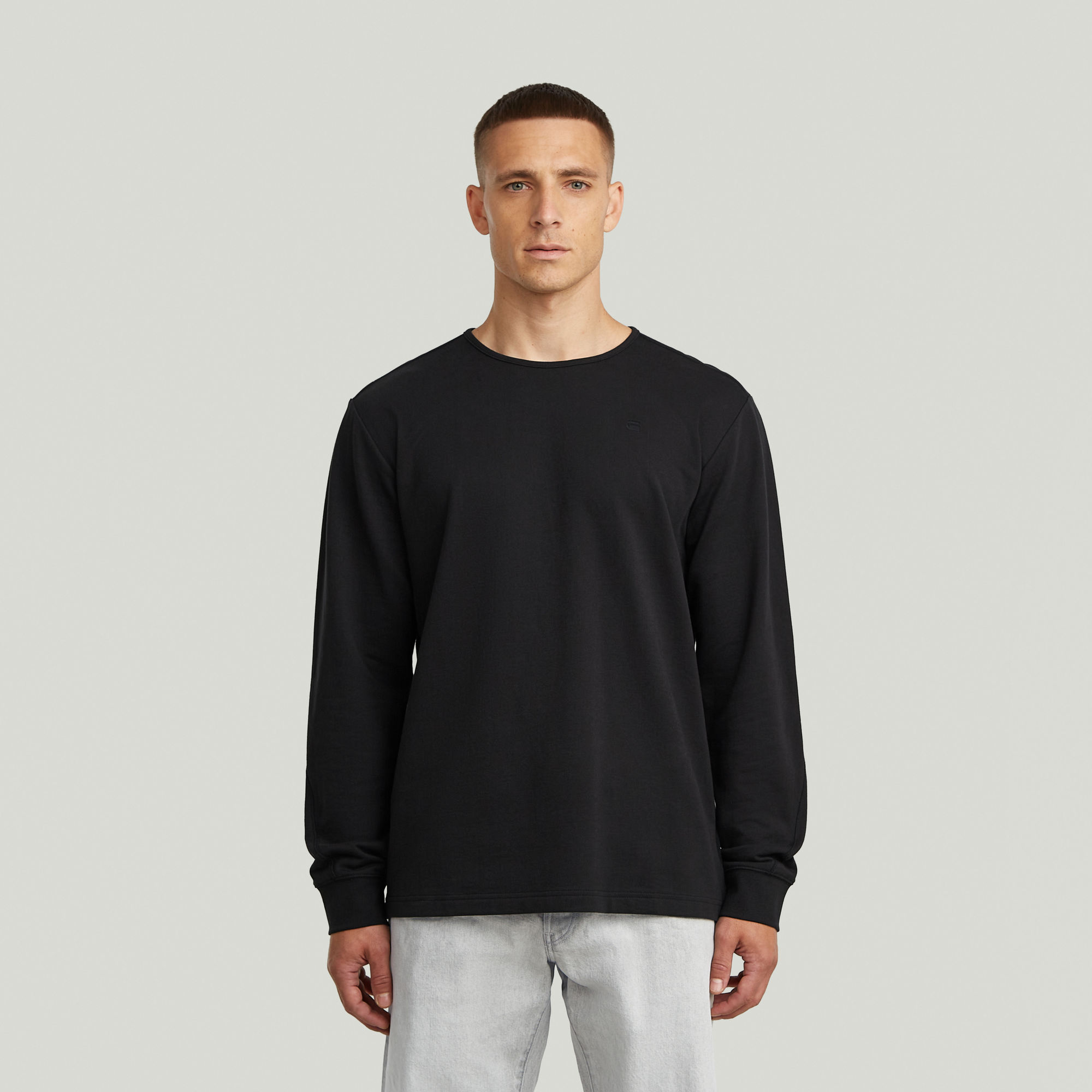 Tweeter Long Sleeve T-Shirt - Schwarz - Herren