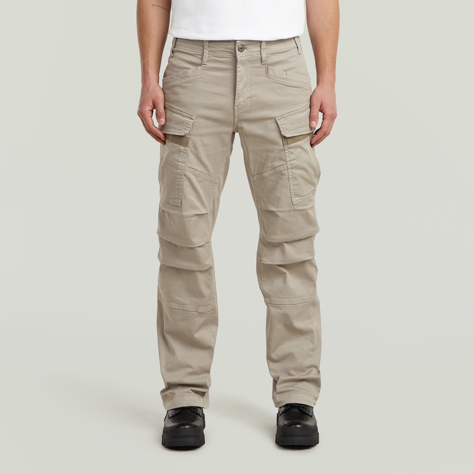 3D Regular Straight Cargo - Beige - Herren