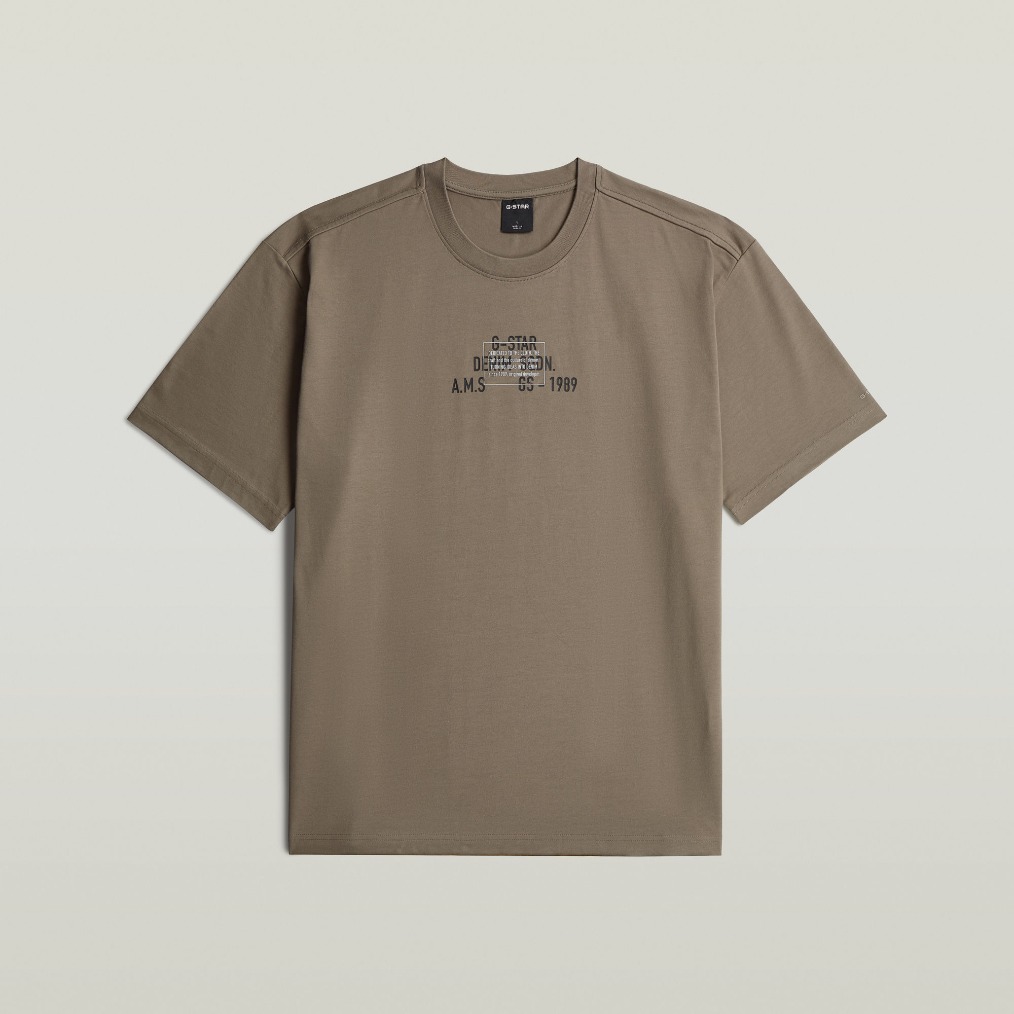 Thumbnail - Multi Technique Relaxed T-Shirt - Braun - Herren