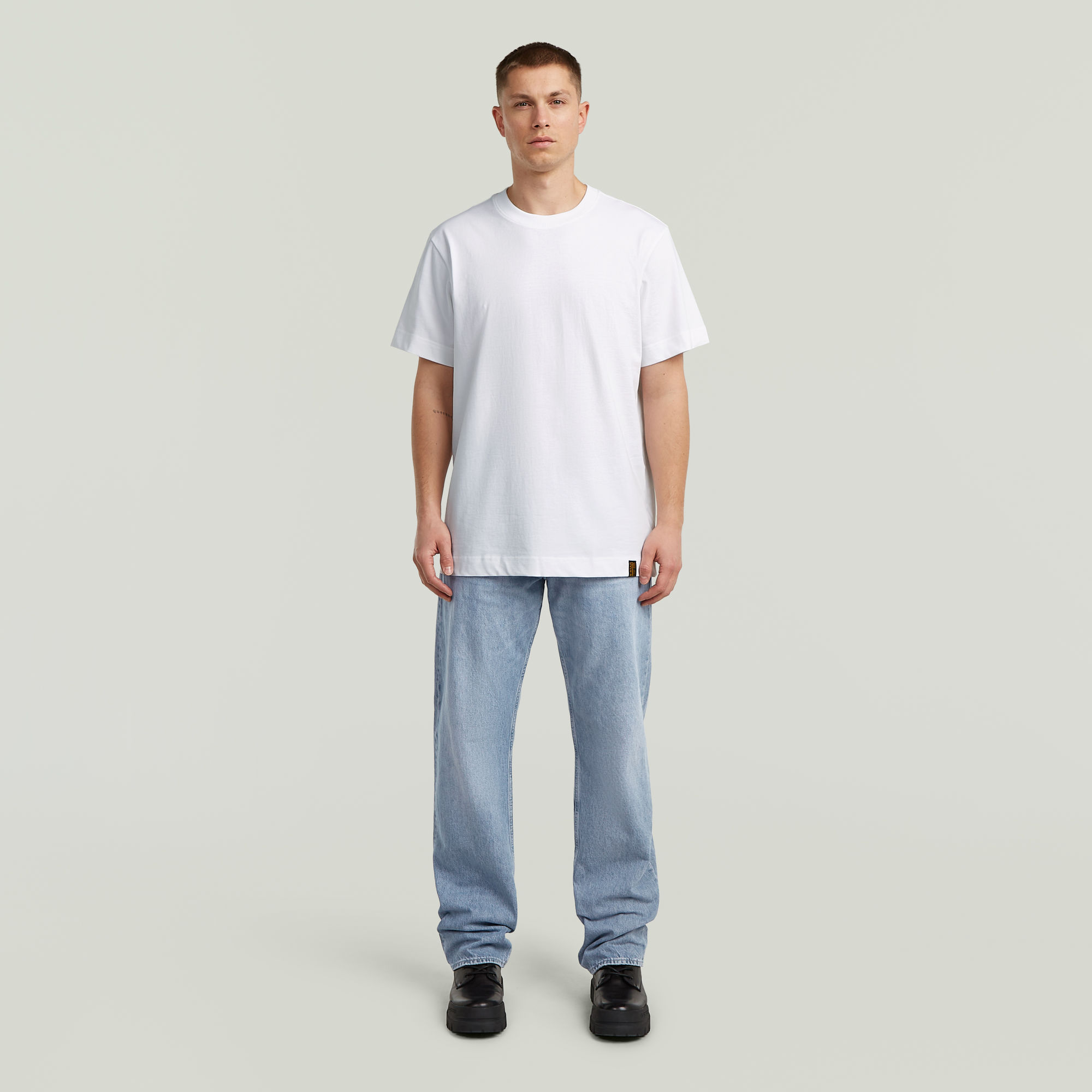 Thumbnail - Essential Loose T-Shirt - Weiß - Herren