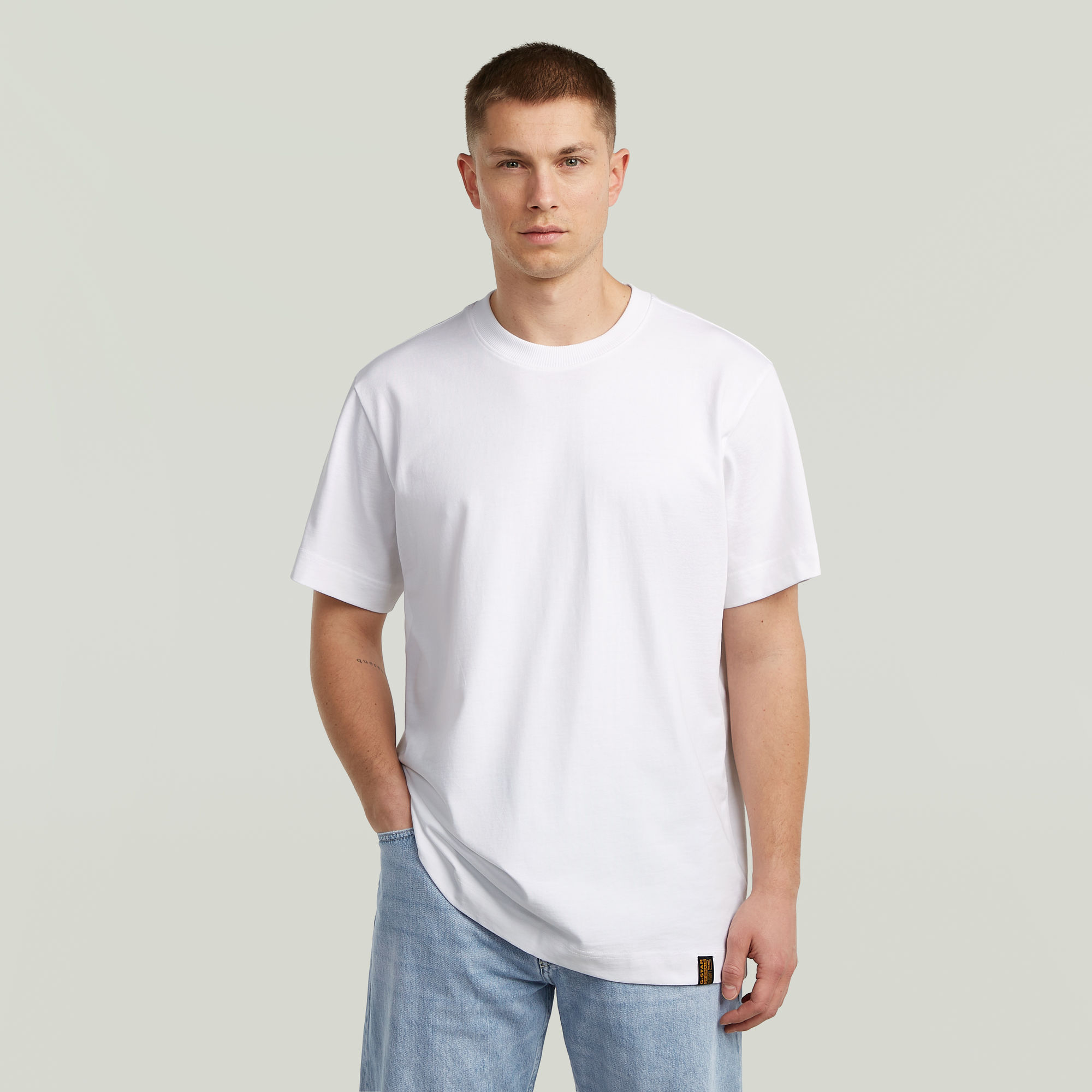 Essential Loose T-Shirt - Weiß - Herren