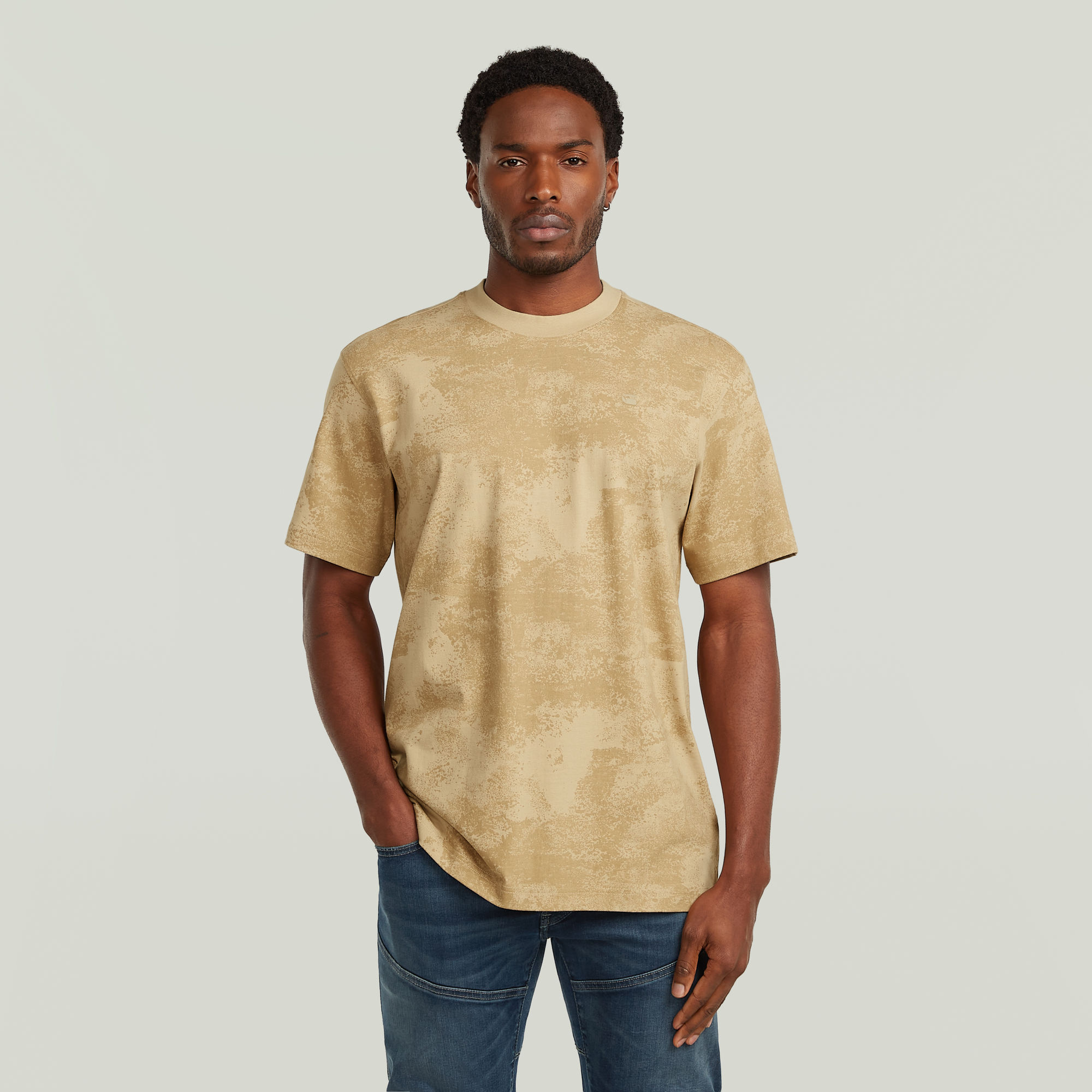 

Allover Print T-Shirt - Mehrfarbig - Herren