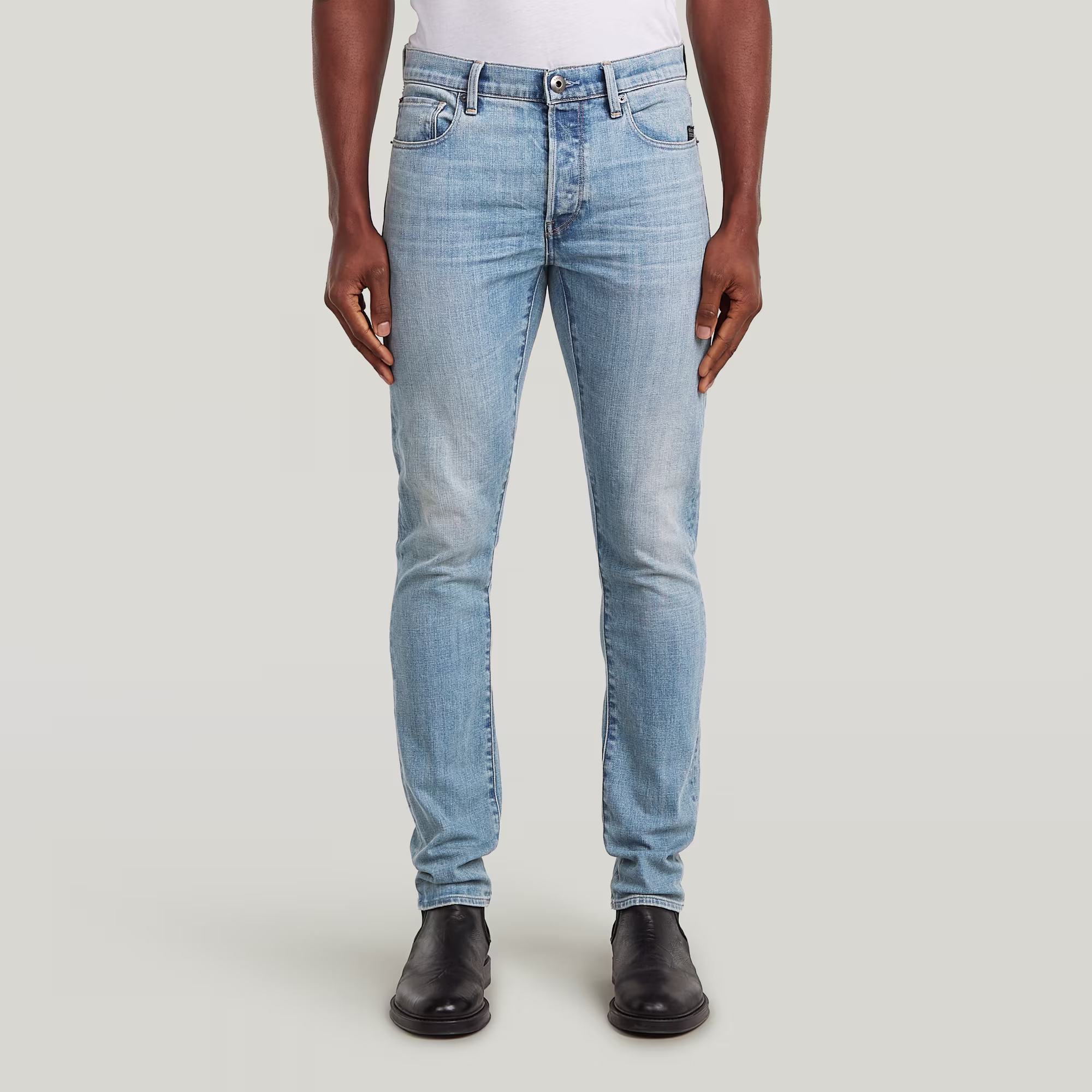 3301 Slim Jeans - Hellblau - Herren