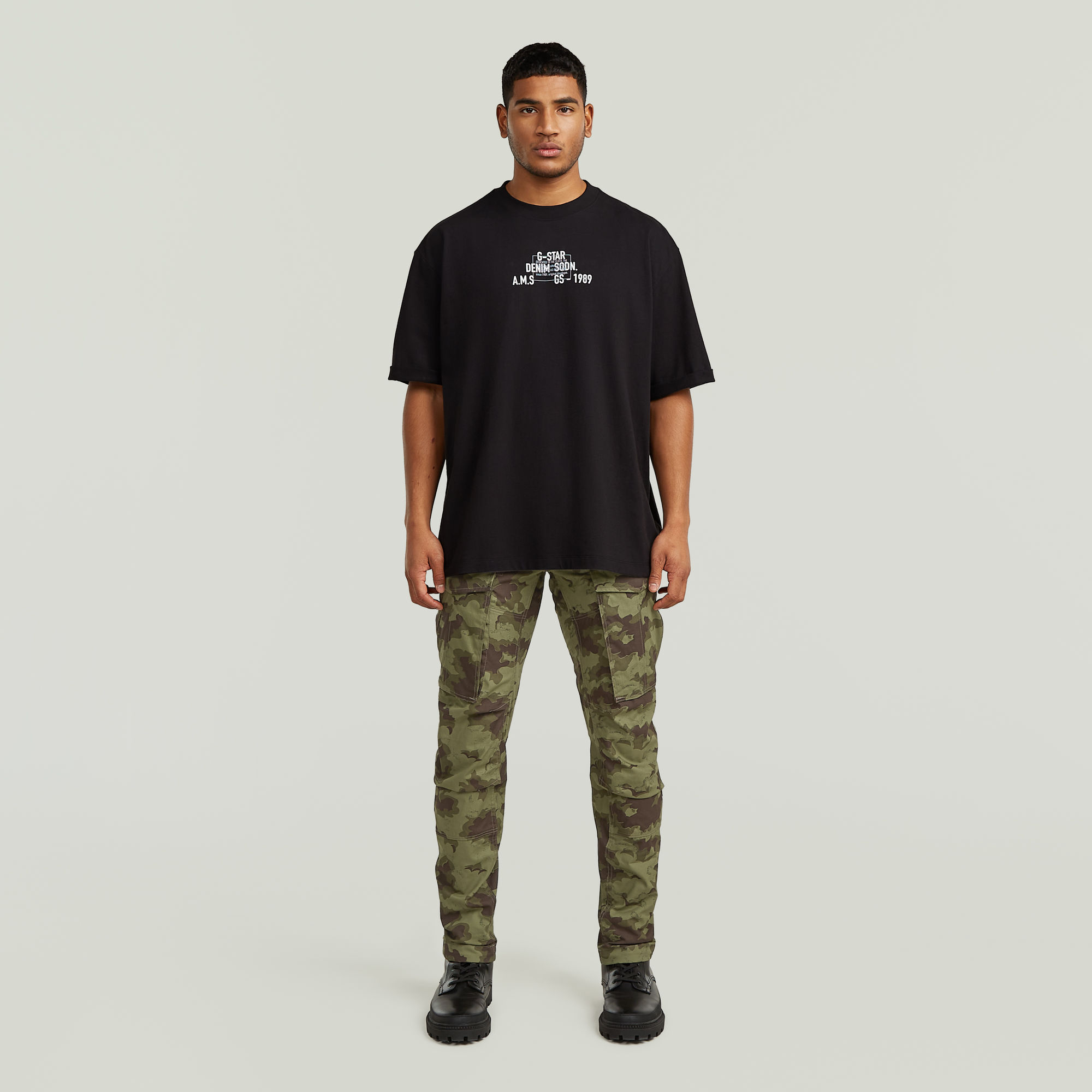 Thumbnail - Rovic Zip 3D Regular Tapered Hose - Mehrfarbig - Herren