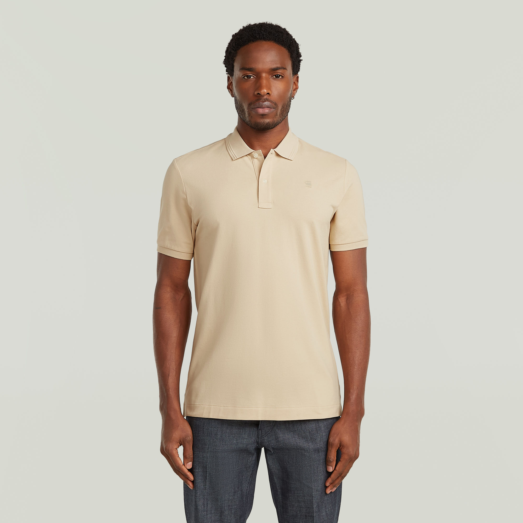 

Dunda Slim Polo - Beige - Heren