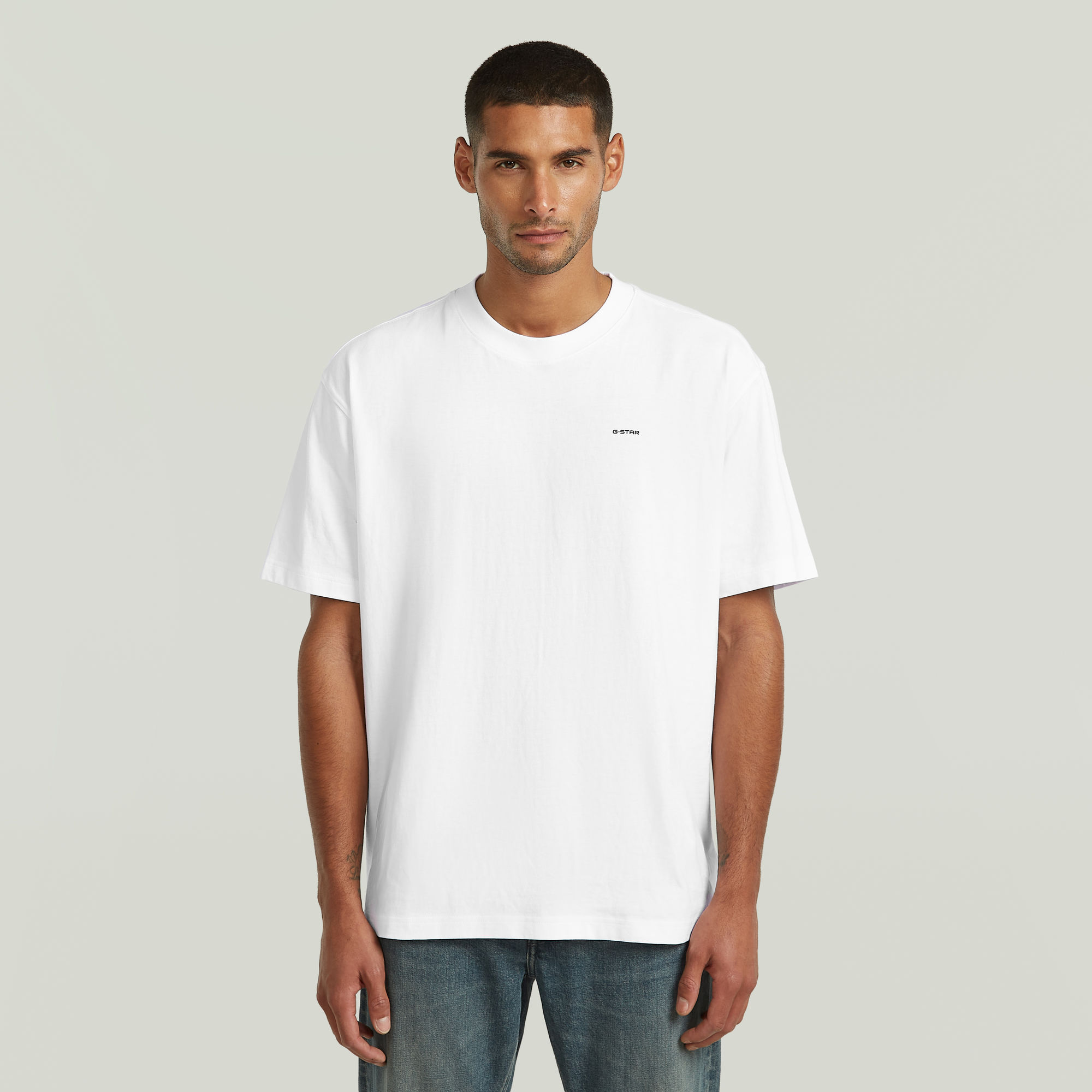 Relaxed Base T-Shirt - Weiß - Herren