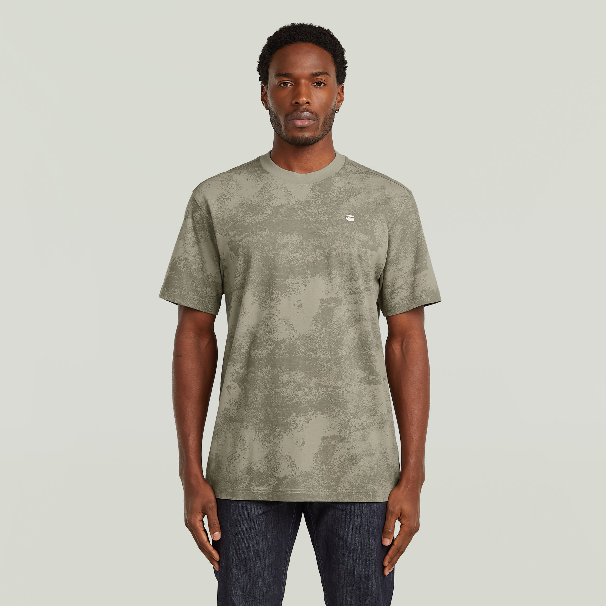 

Allover Print T-Shirt - Meerkleurig - Heren