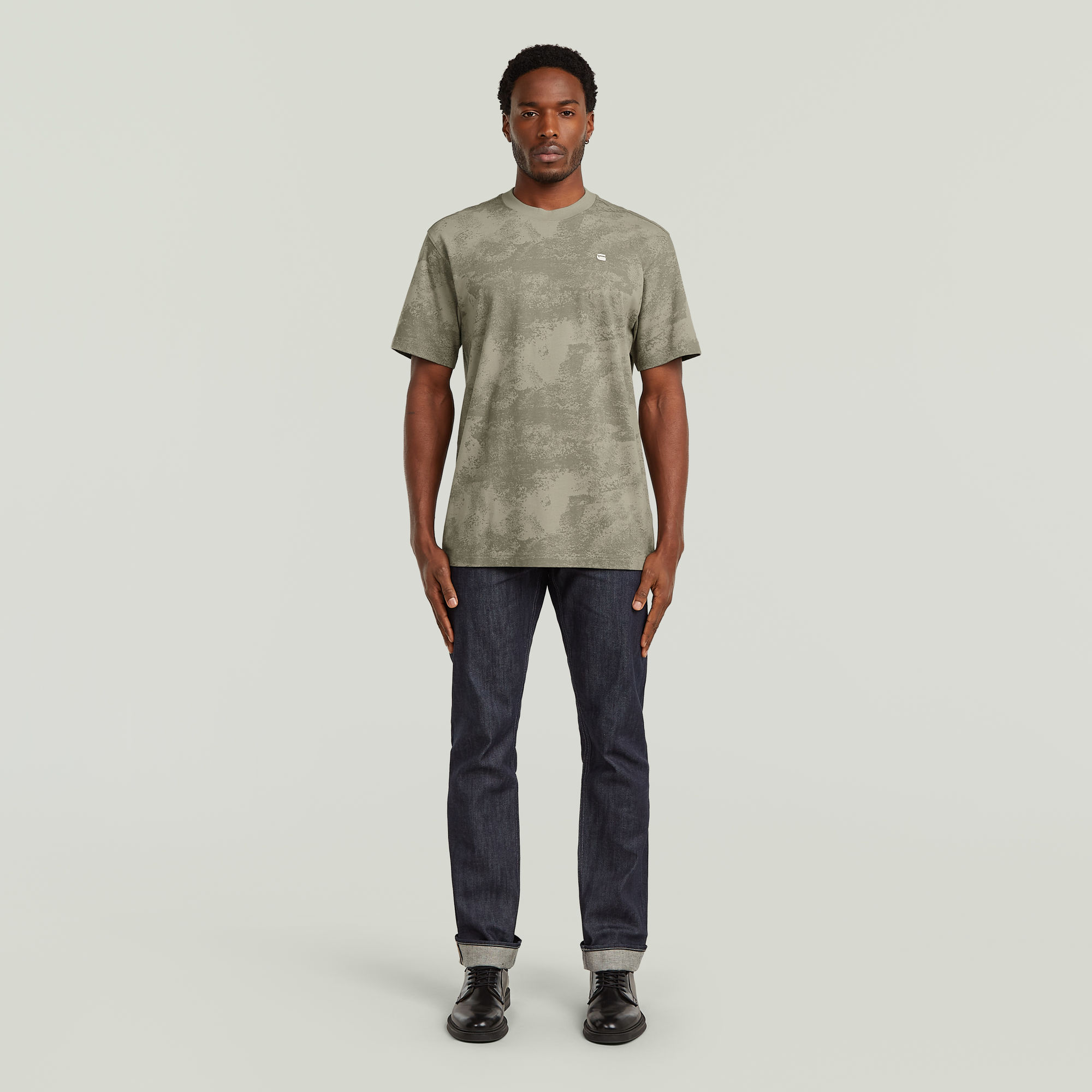 Thumbnail - Allover Print T-Shirt - Mehrfarbig - Herren