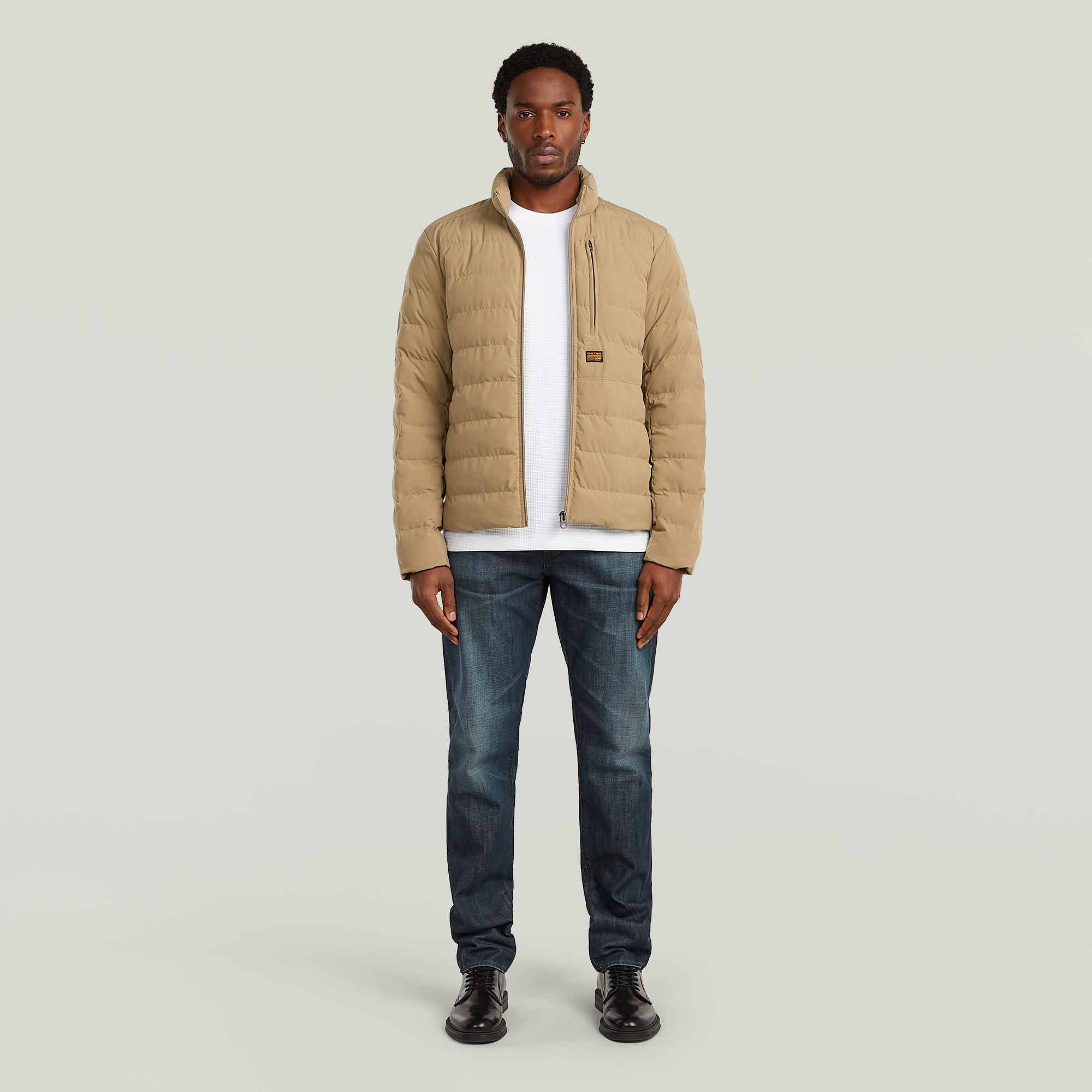 Thumbnail - Foundation Liner Jacke - Beige - Herren