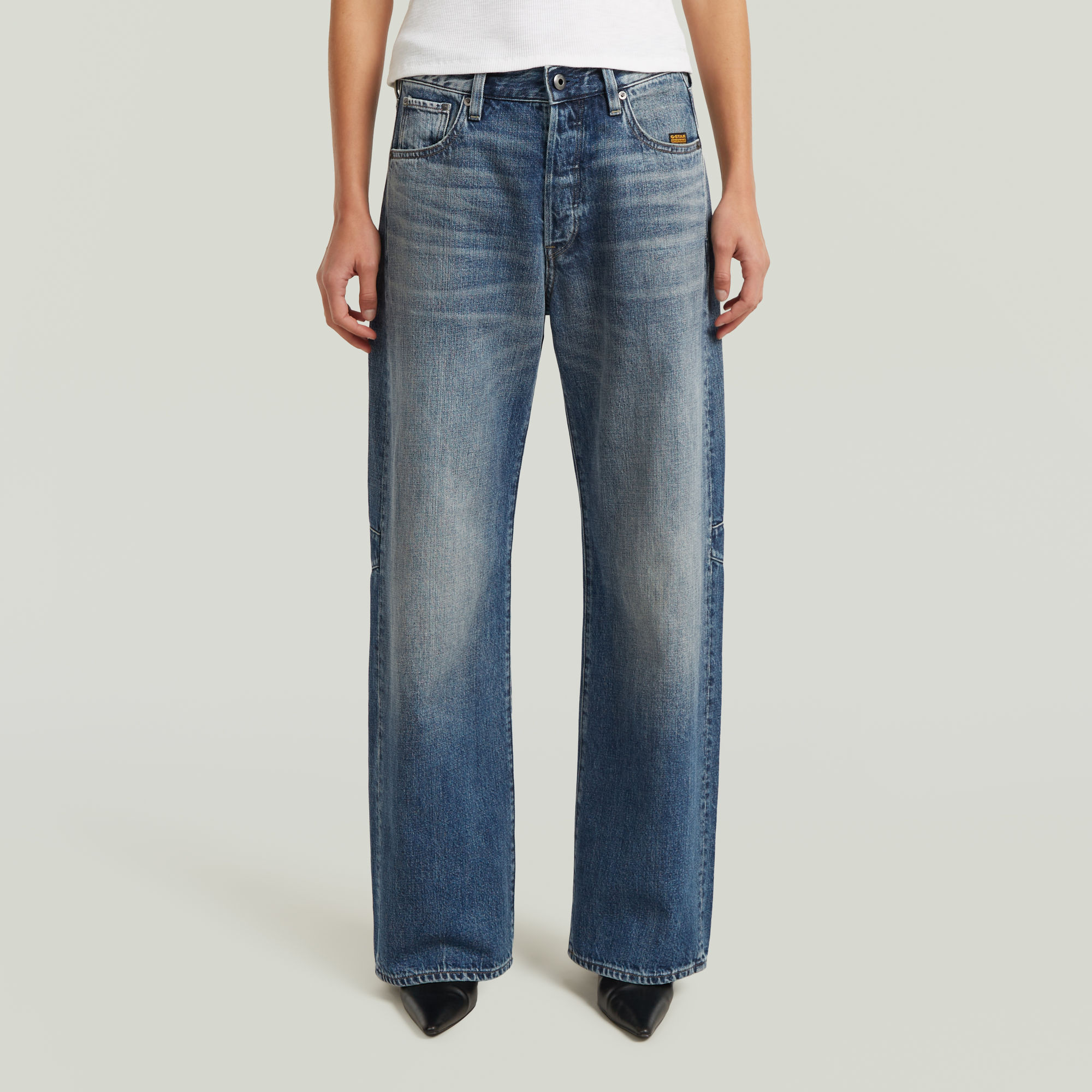 

Bowey Boyfriend Jeans - Dark blue - Women