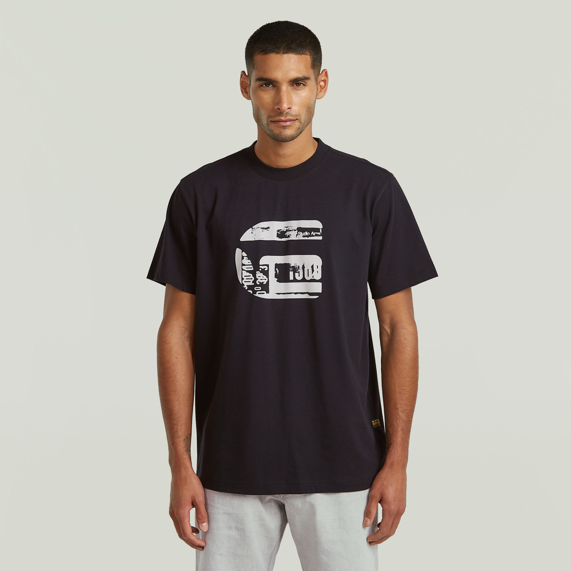 

G Icon Graphic T-Shirt - Black - Men