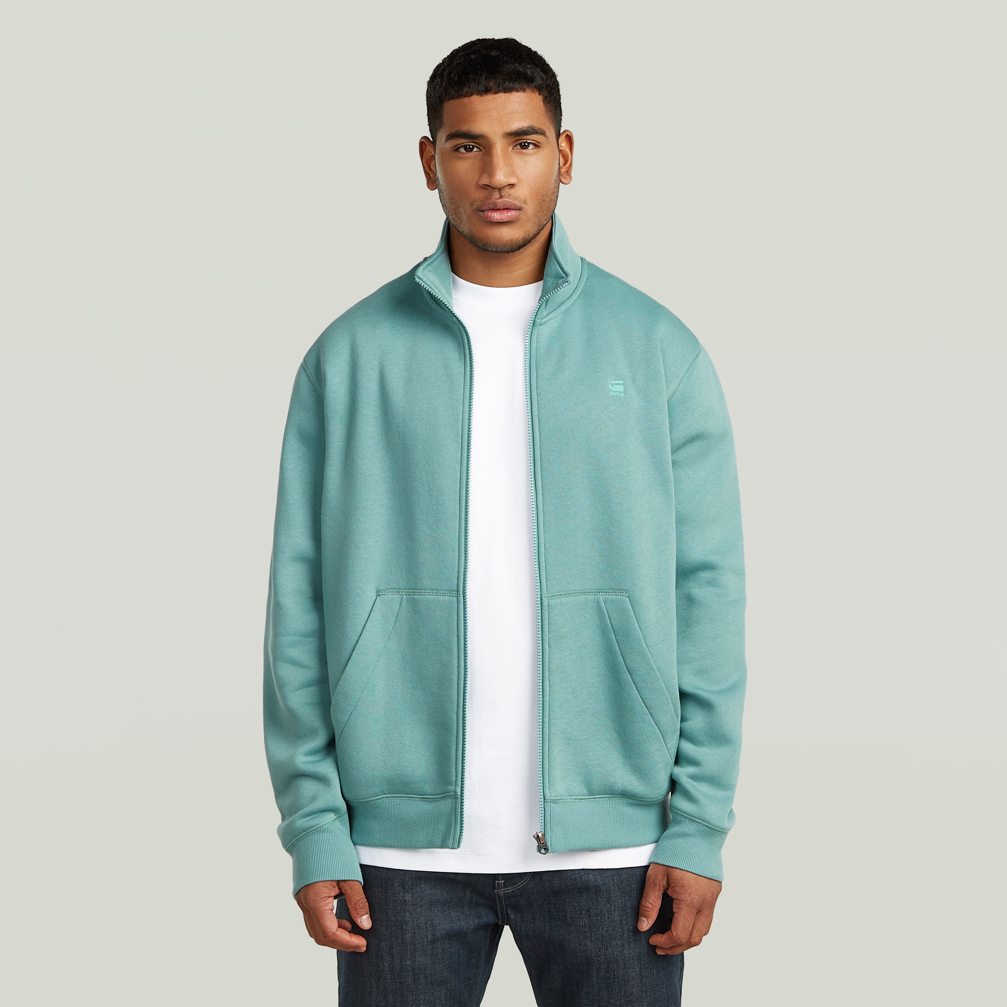 

Premium Core Track Jacket Sweater - Medium blue - Men