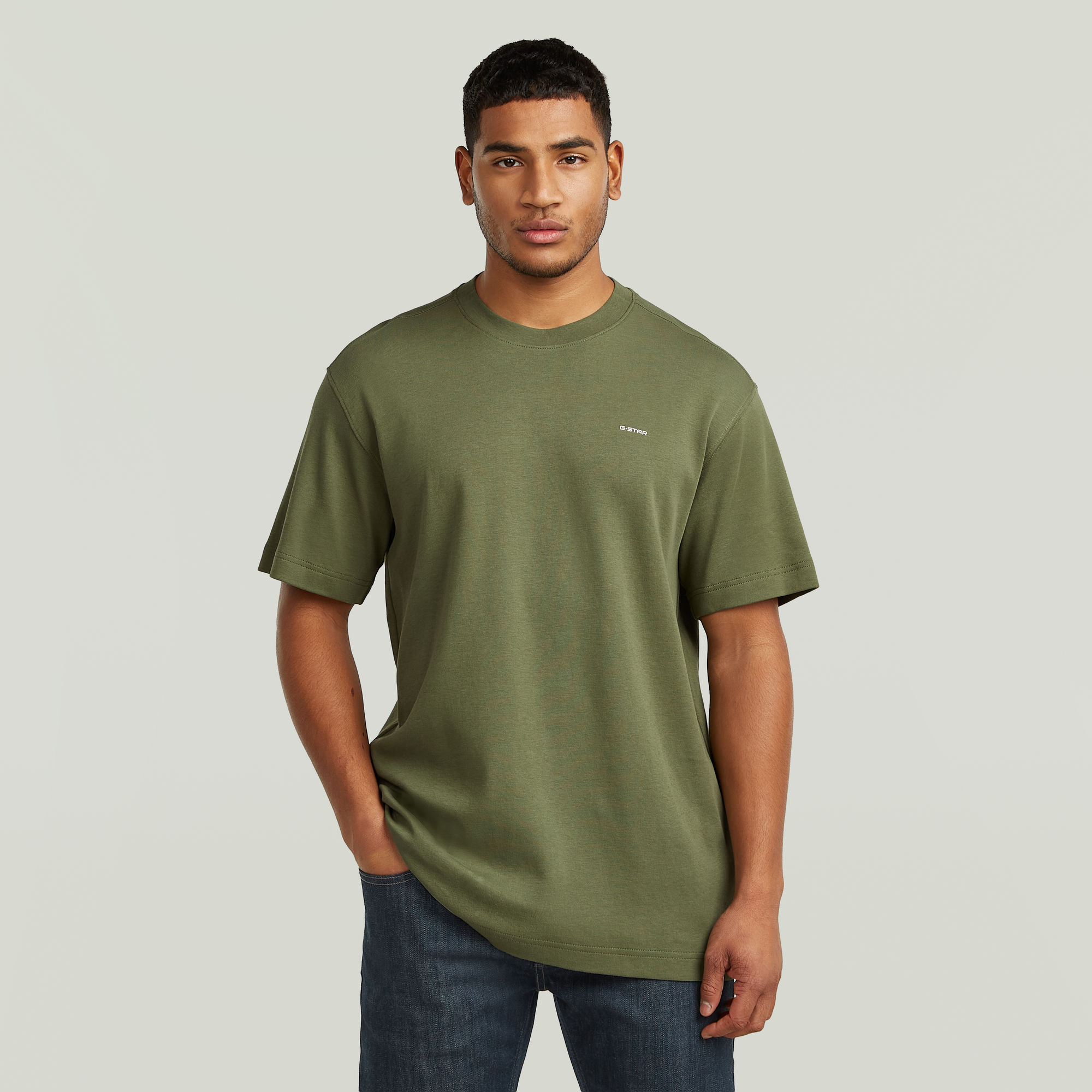 G-Star RAW True Regular T-Shirt - Groen - Heren
