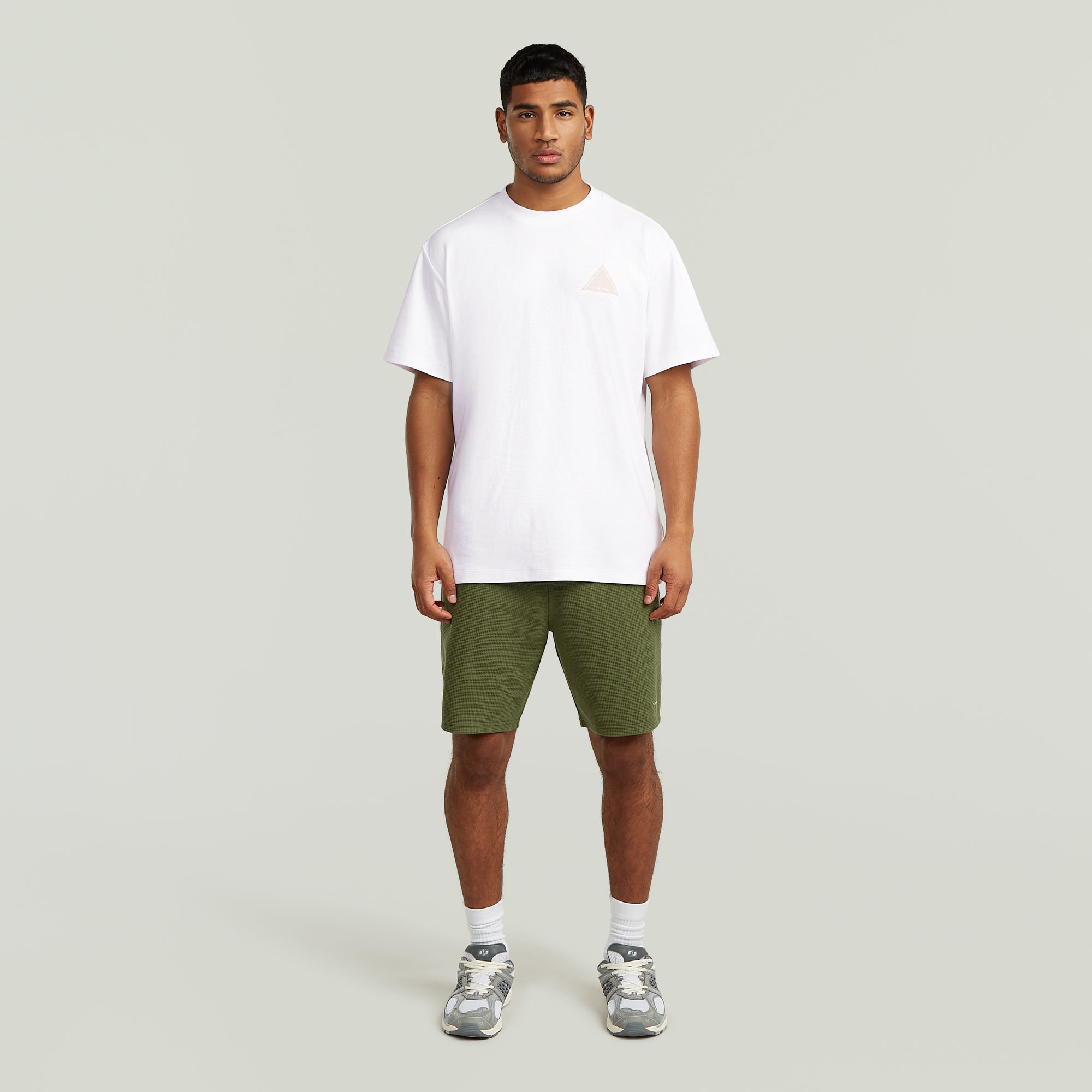 Thumbnail - Structured Jersey Shorts - Grün - Herren