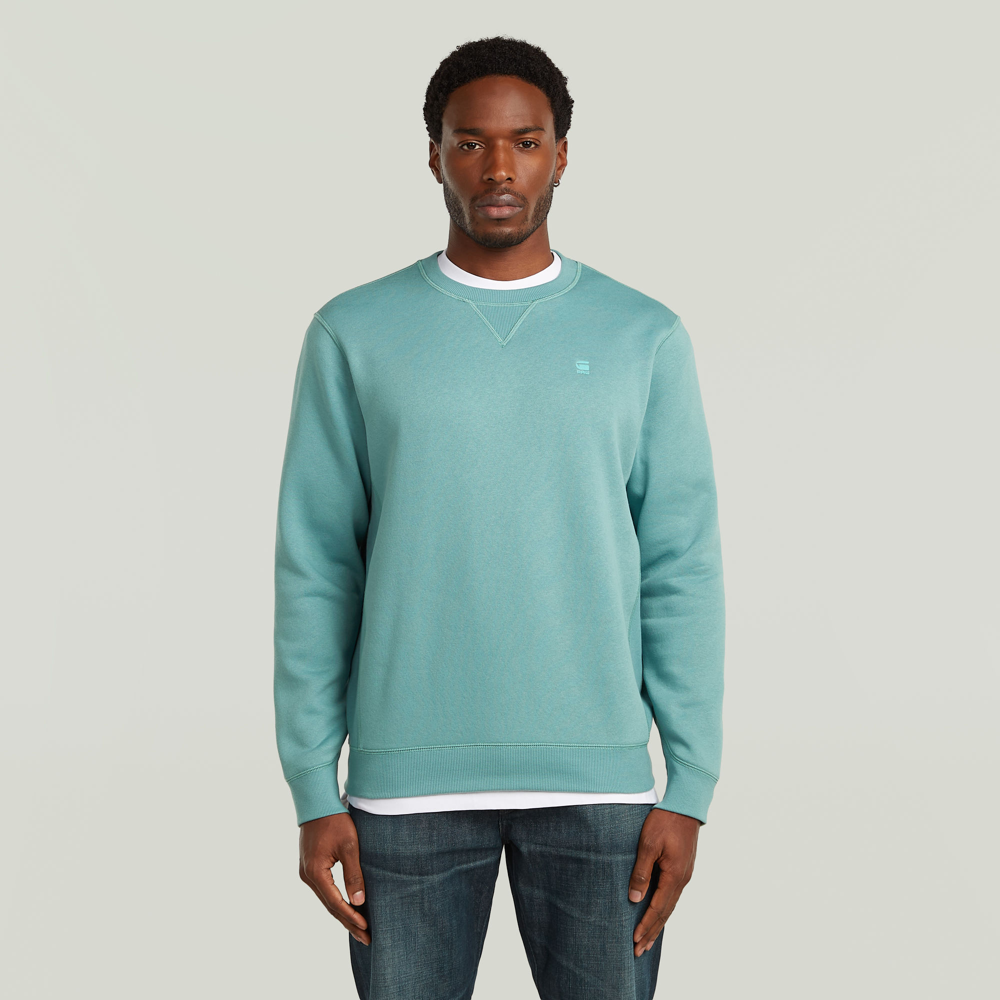 

Premium Core Sweater Long Sleeve - Medium blue - Men