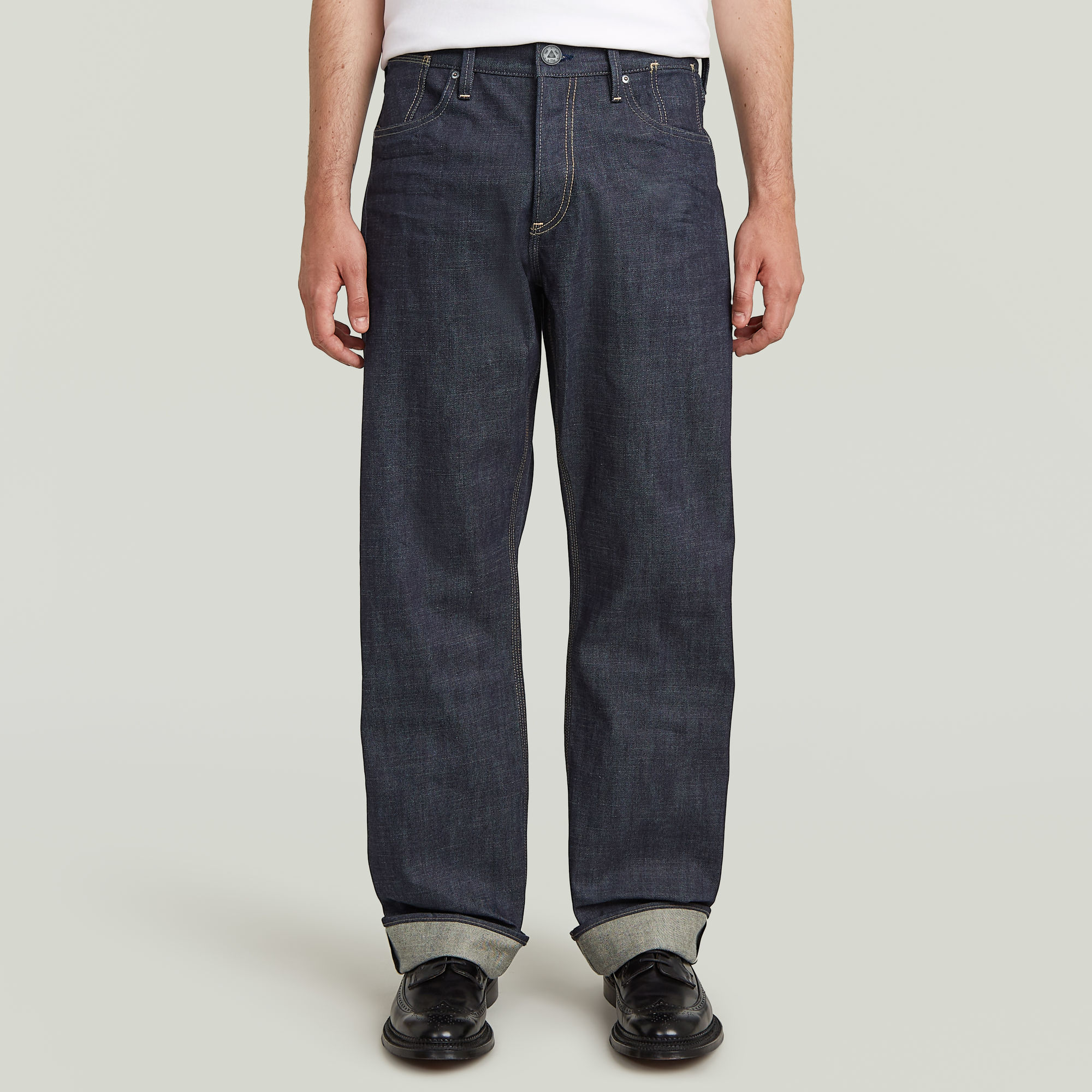 G-S026 Deegie Selvedge Jeans - Dunkelblau - Herren