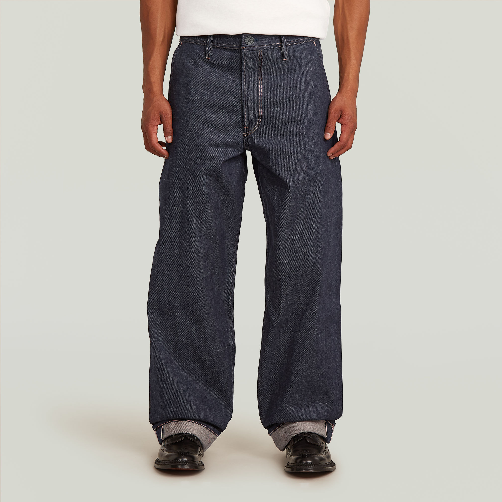 G-S023 Modson Chino Selvedge - Dunkelblau - Herren