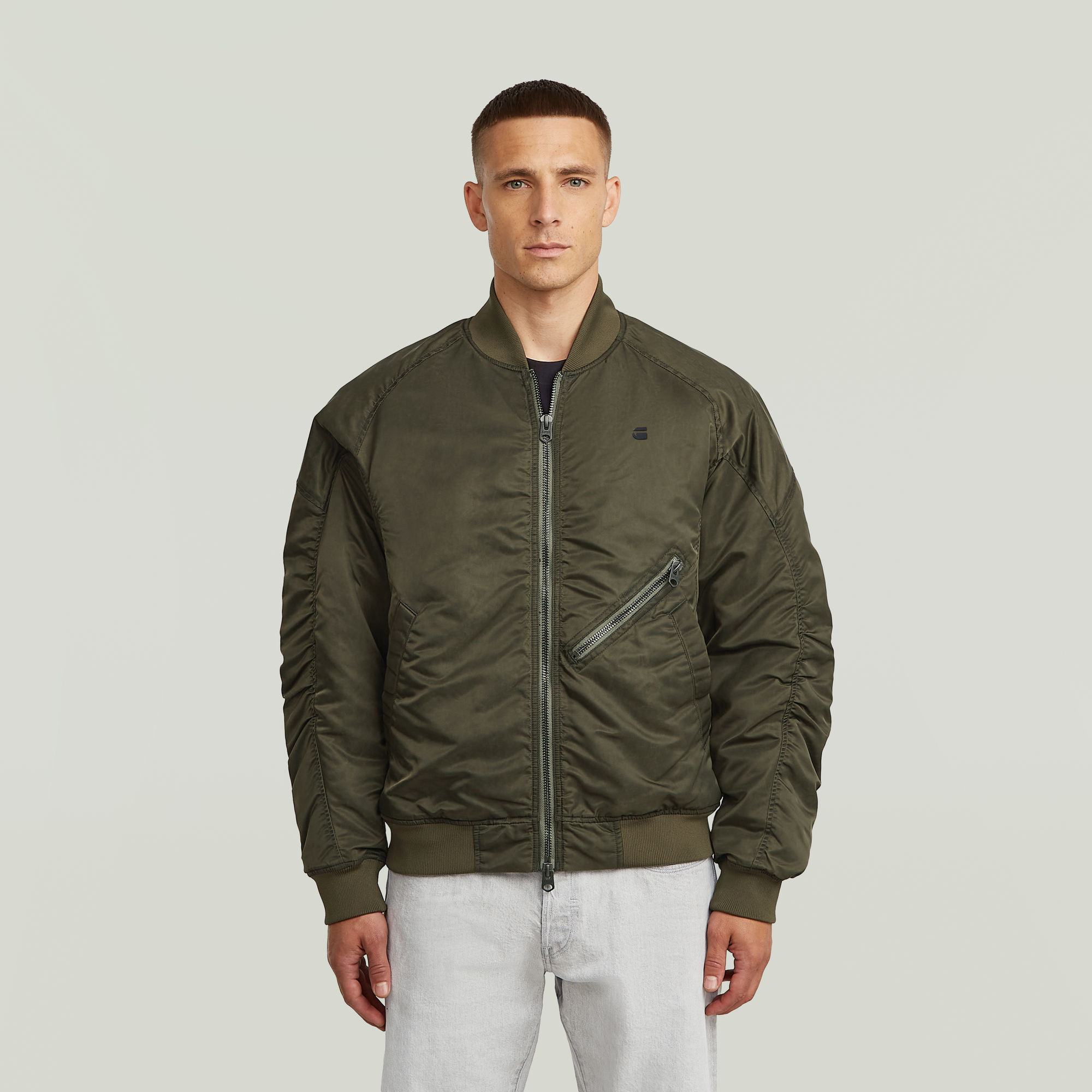 

GA-1 Lightweight Padded Bomberjack - Groen - Heren