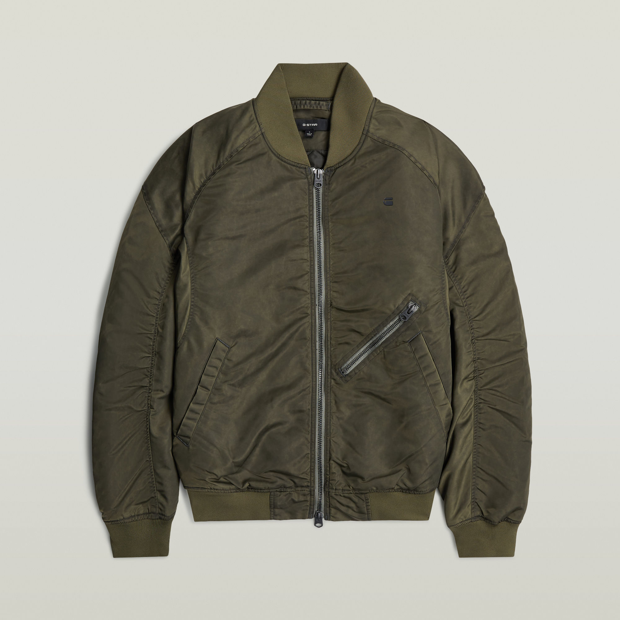 Thumbnail - GA-1 Lightweight Padded Bomberjacke - Grün - Herren