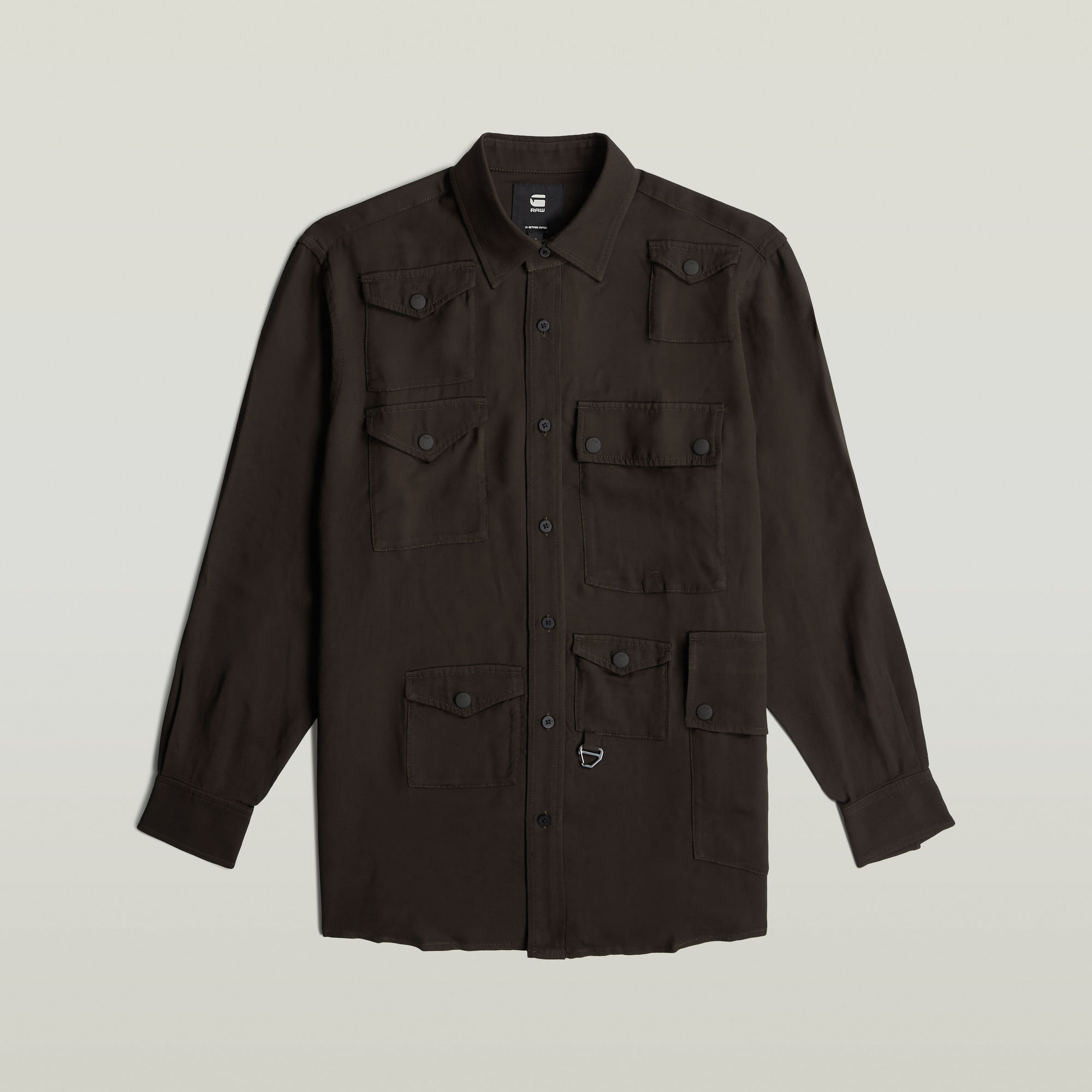 Thumbnail - Relaxed Pocket-Hemd - Braun - Damen